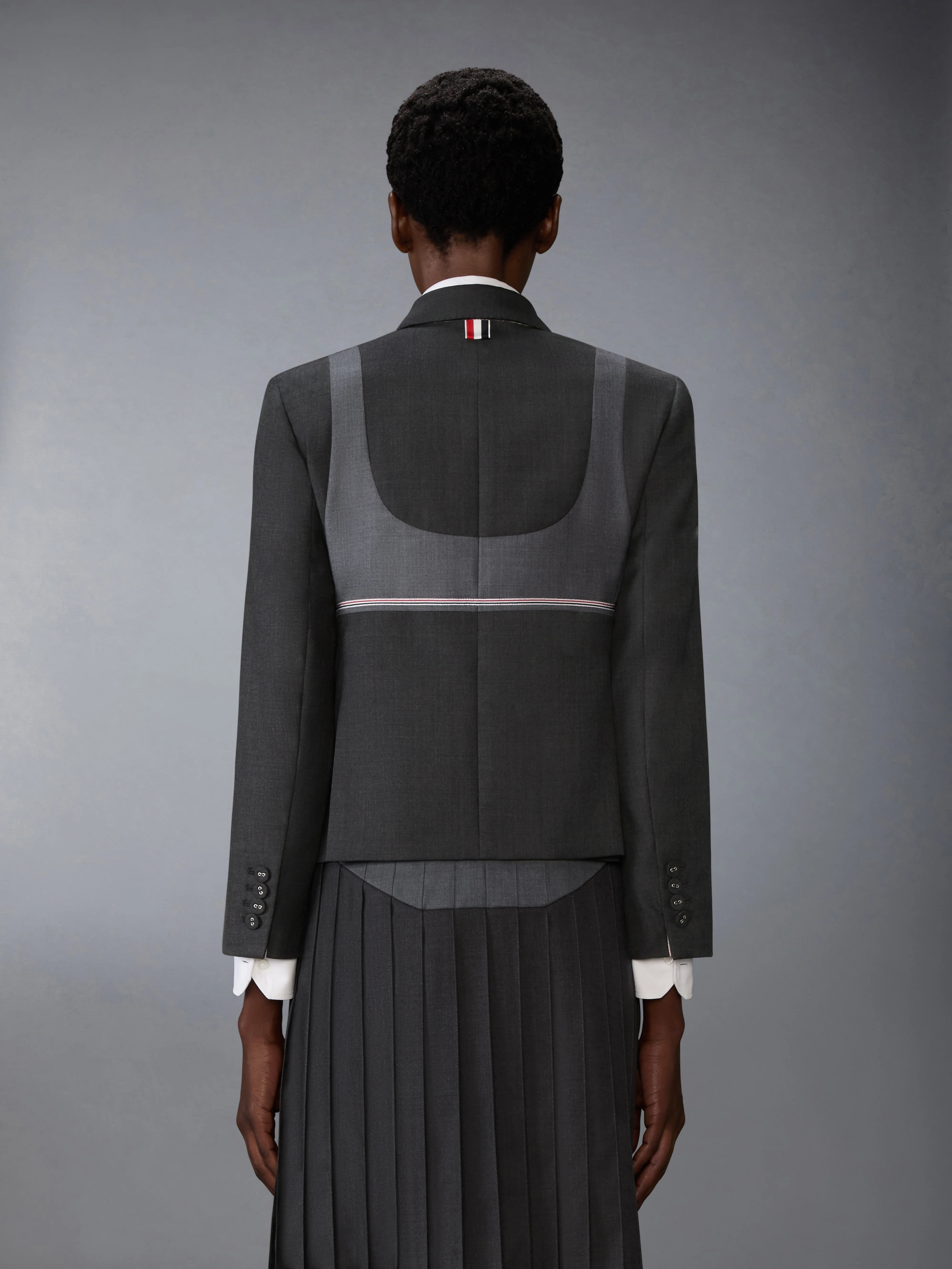 SUPER 120'S TWILL TROMPE-L’ŒIL BIKINI  SPORTCOAT - Image 2