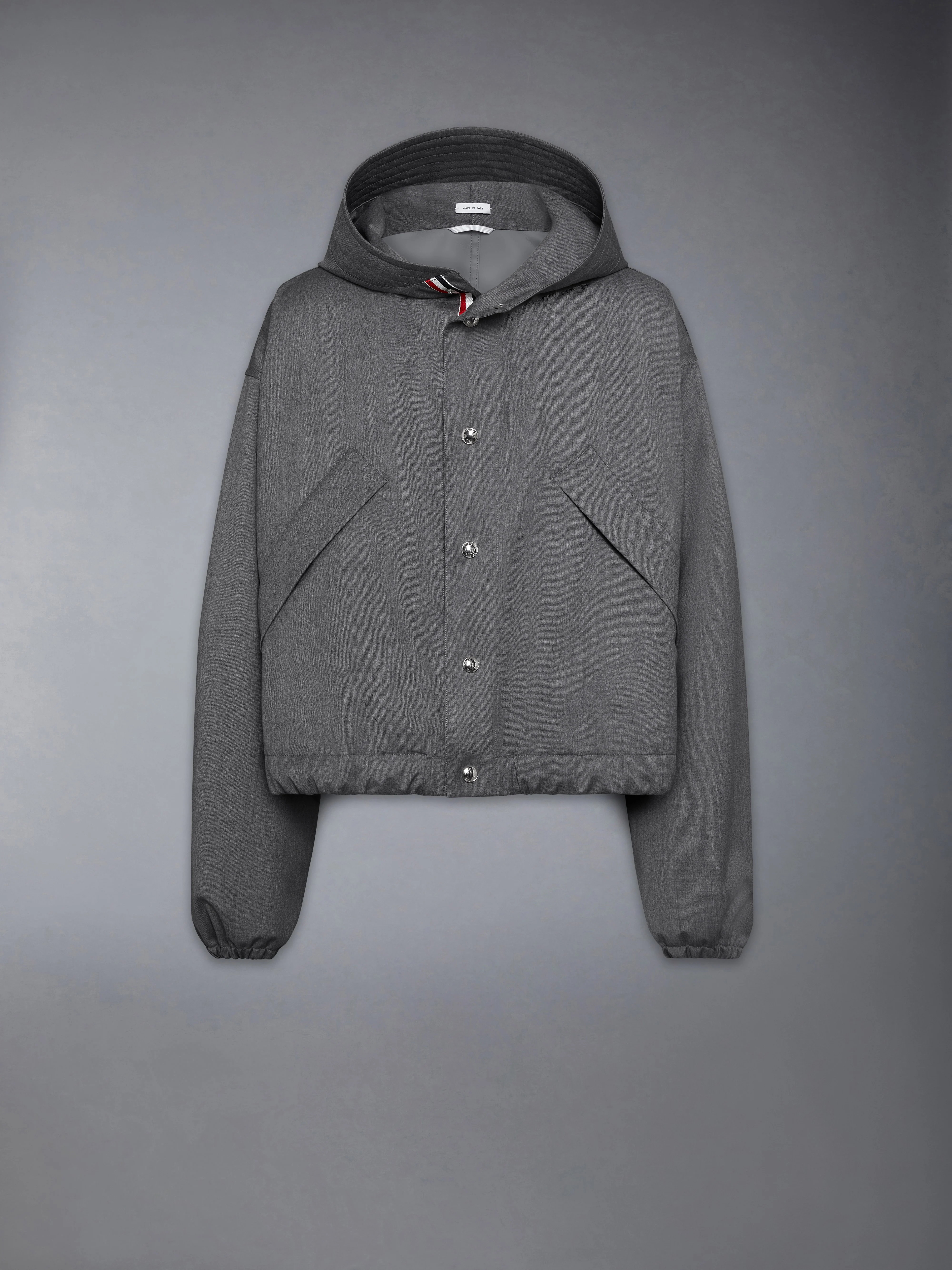 TECH WOOL TWILL 2-LAYER CROPPED PARKA - Image 7