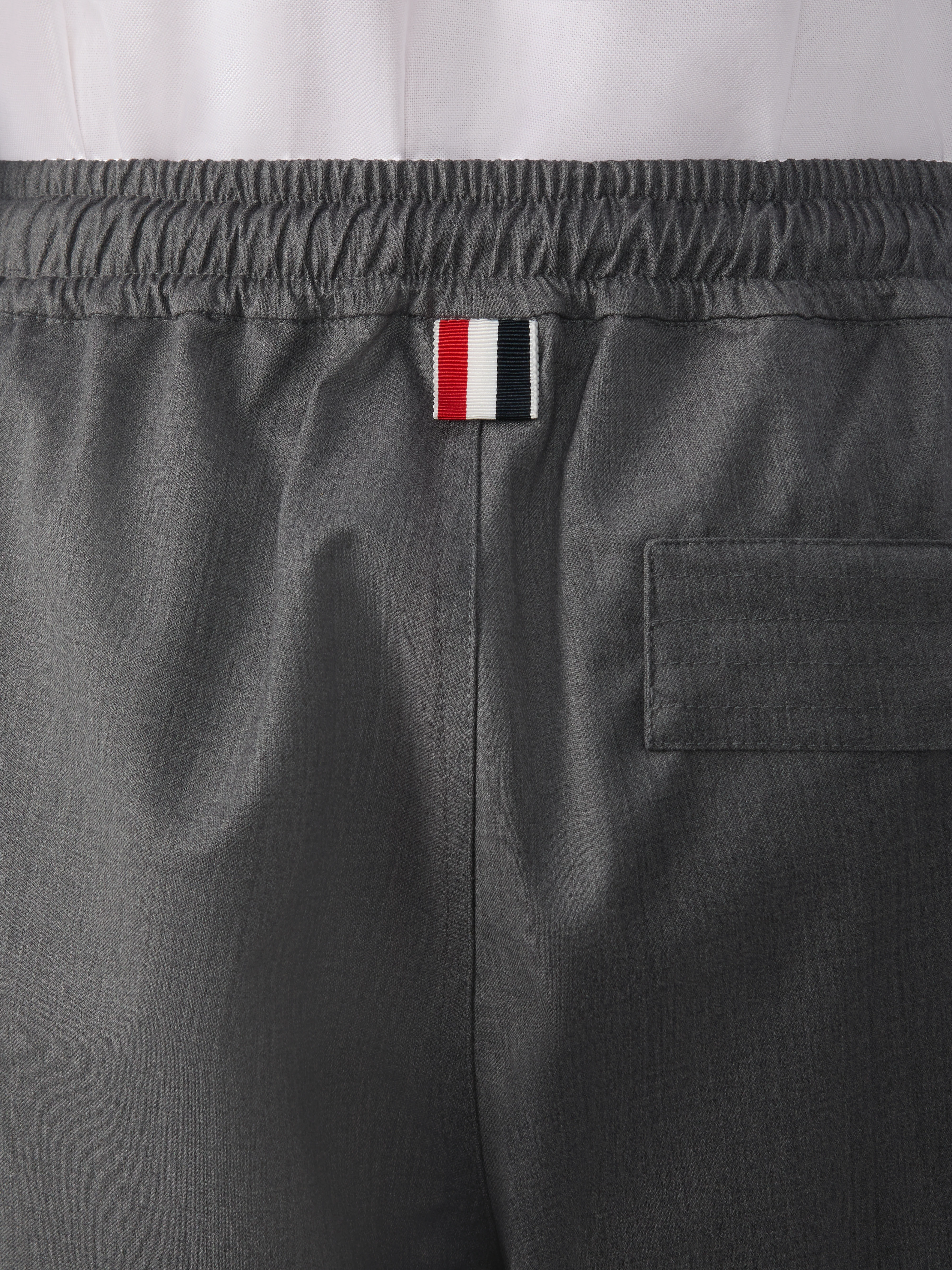 TECH WOOL TWILL TRACK SHORTS - Image 4