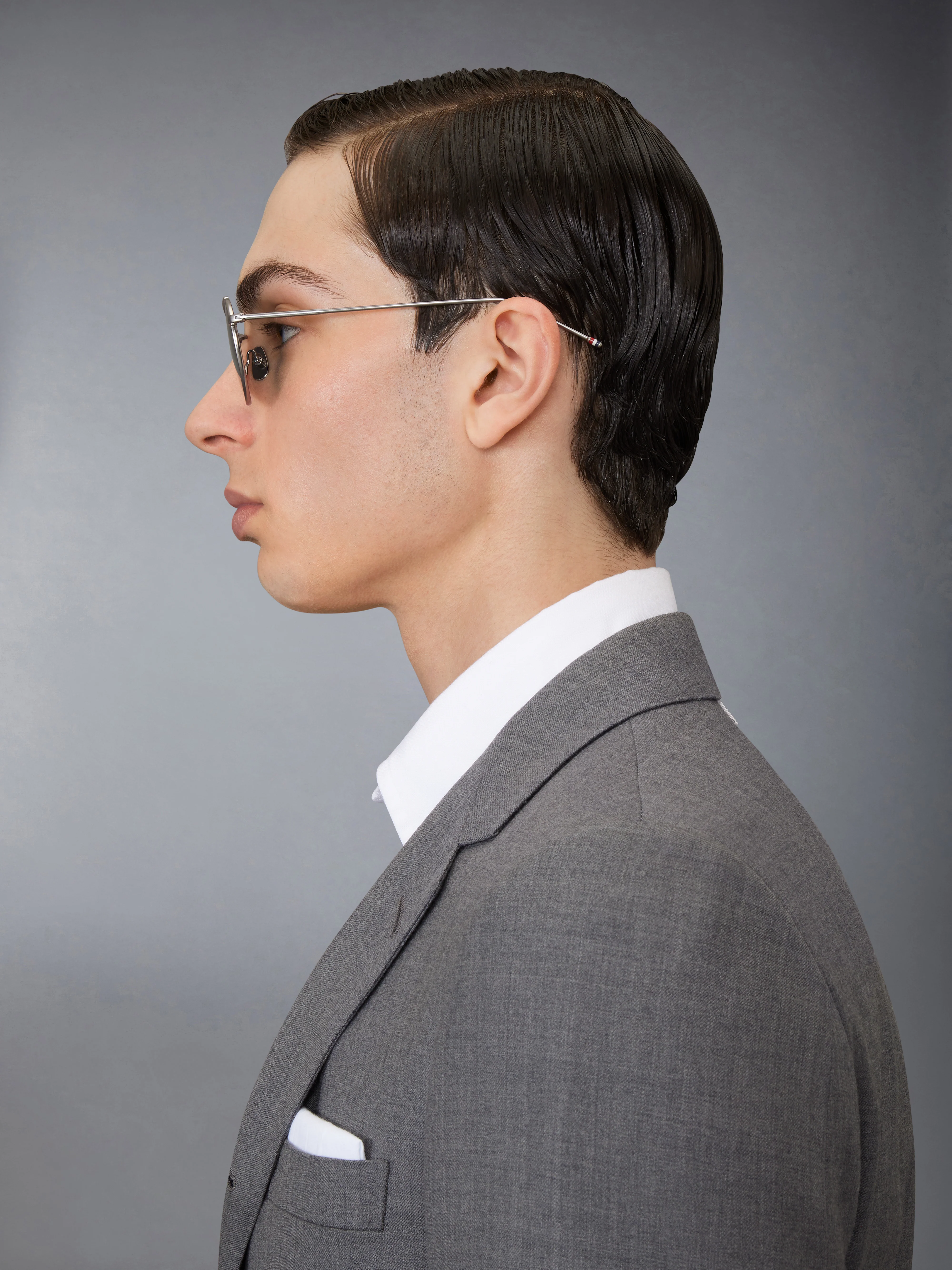 TITANIUM OVAL SUNGLASSES - Image 5