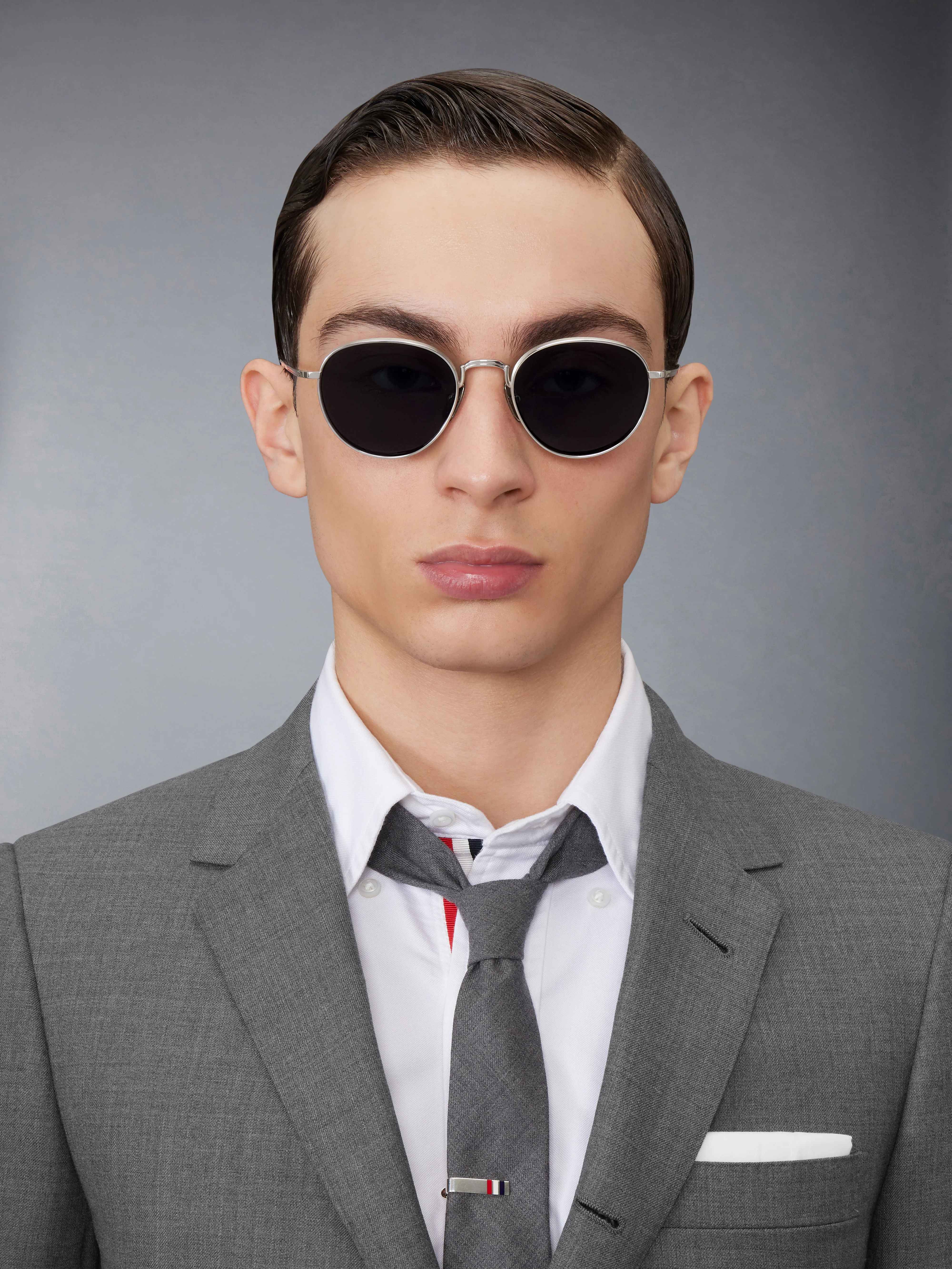 TITANIUM ROUND SUNGLASSES - Image 3