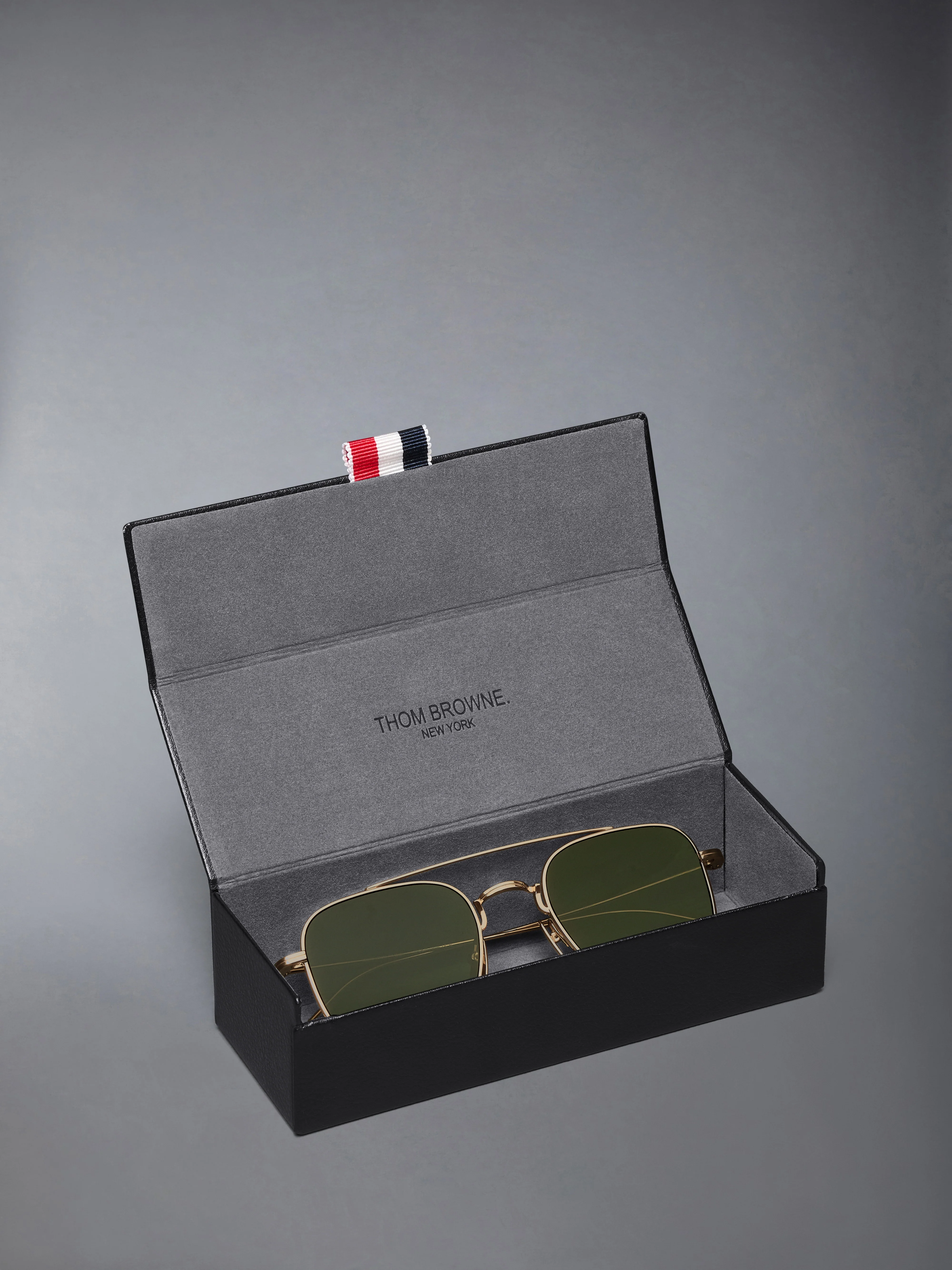 TITANIUM SQUARED AVIATOR SUNGLASSES - Image 4
