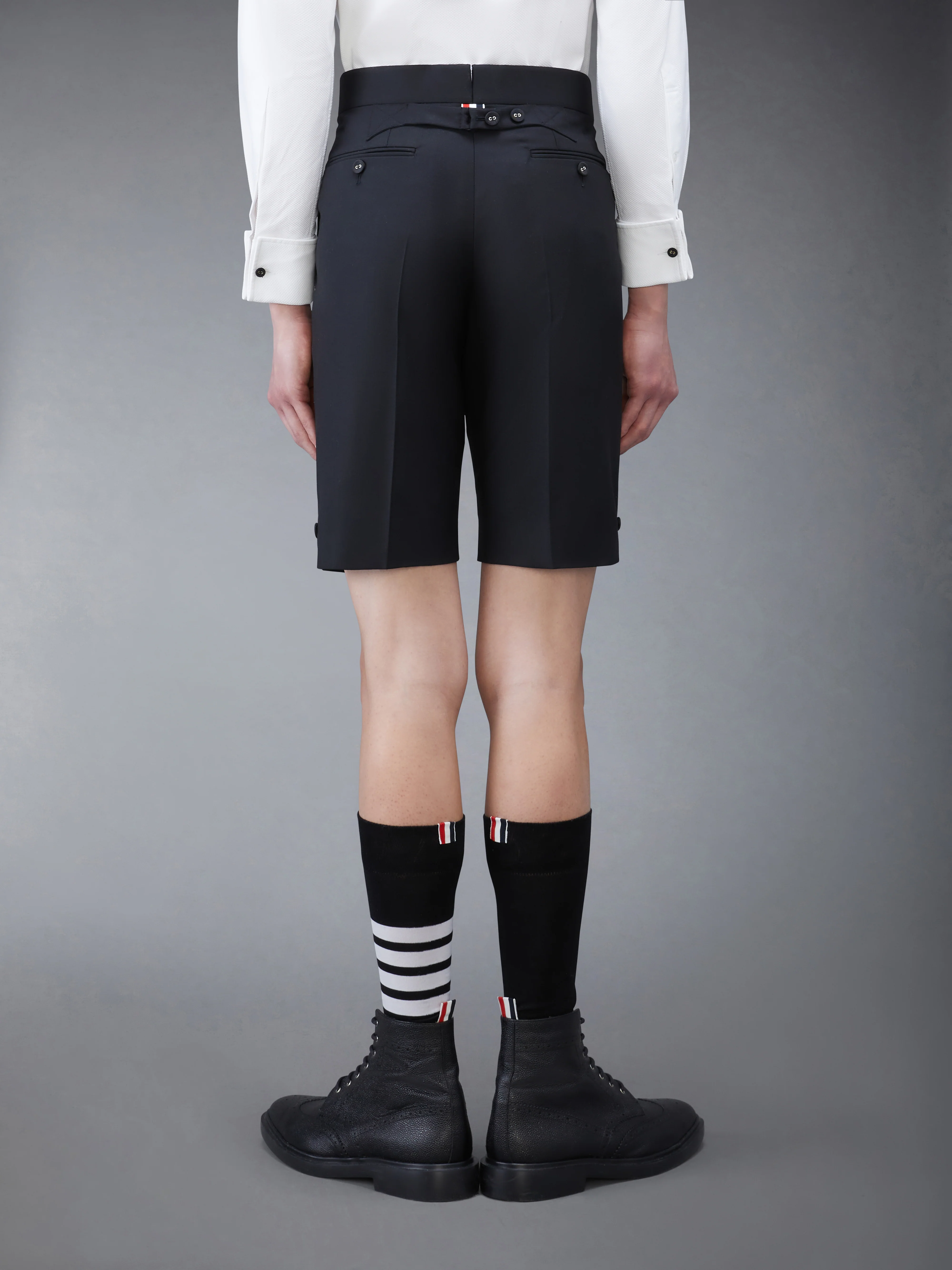 TWILL TIPPING CLASSIC BACKSTRAP SHORTS - Image 3