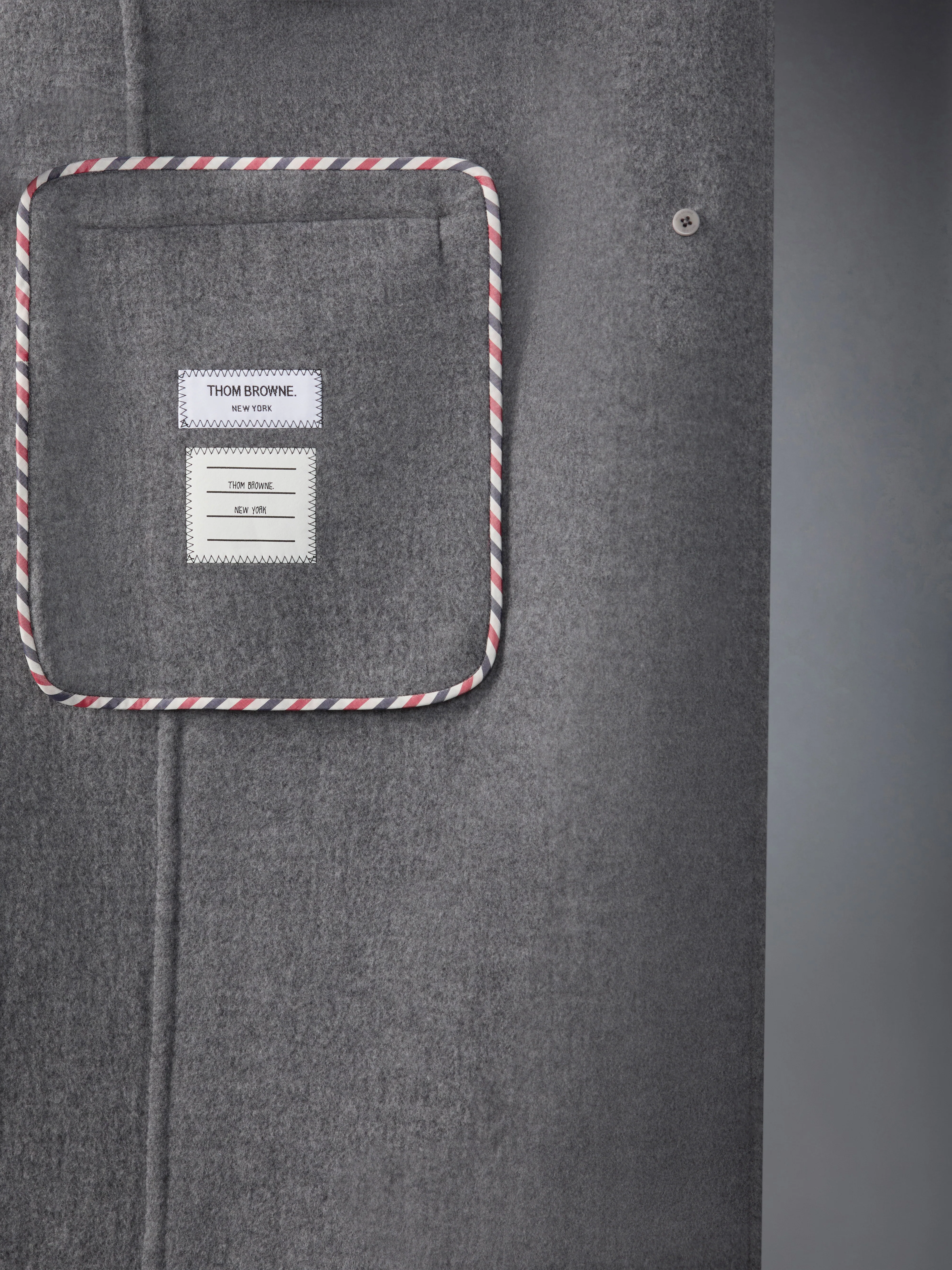 UNCONSTRUCTED BOILED WOOL CHESTERFIELD OVERCOAT - Image 5