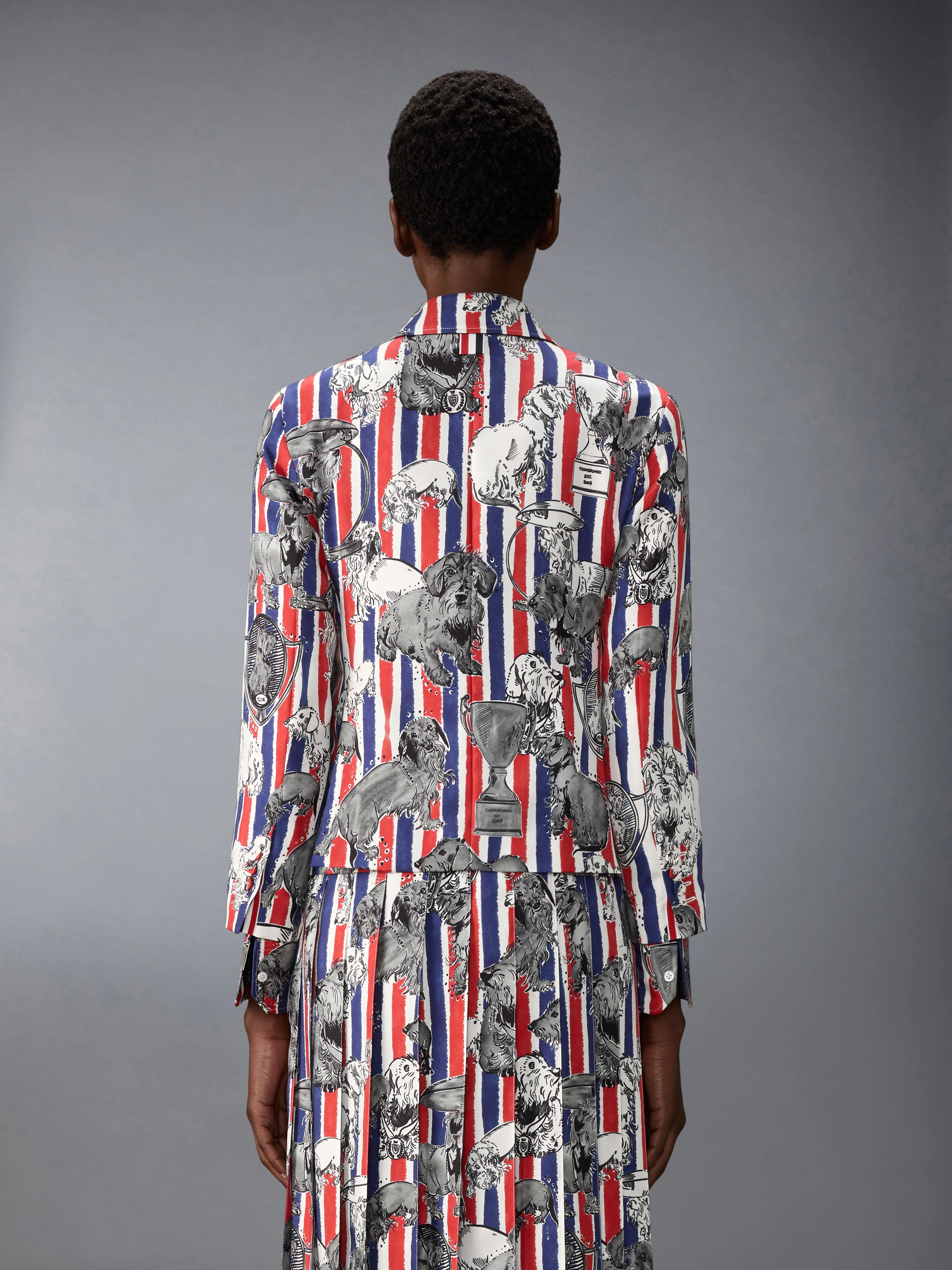 UNCONSTRUCTED SILK TWILL HECTOR TOILE SPORTCOAT - Image 2