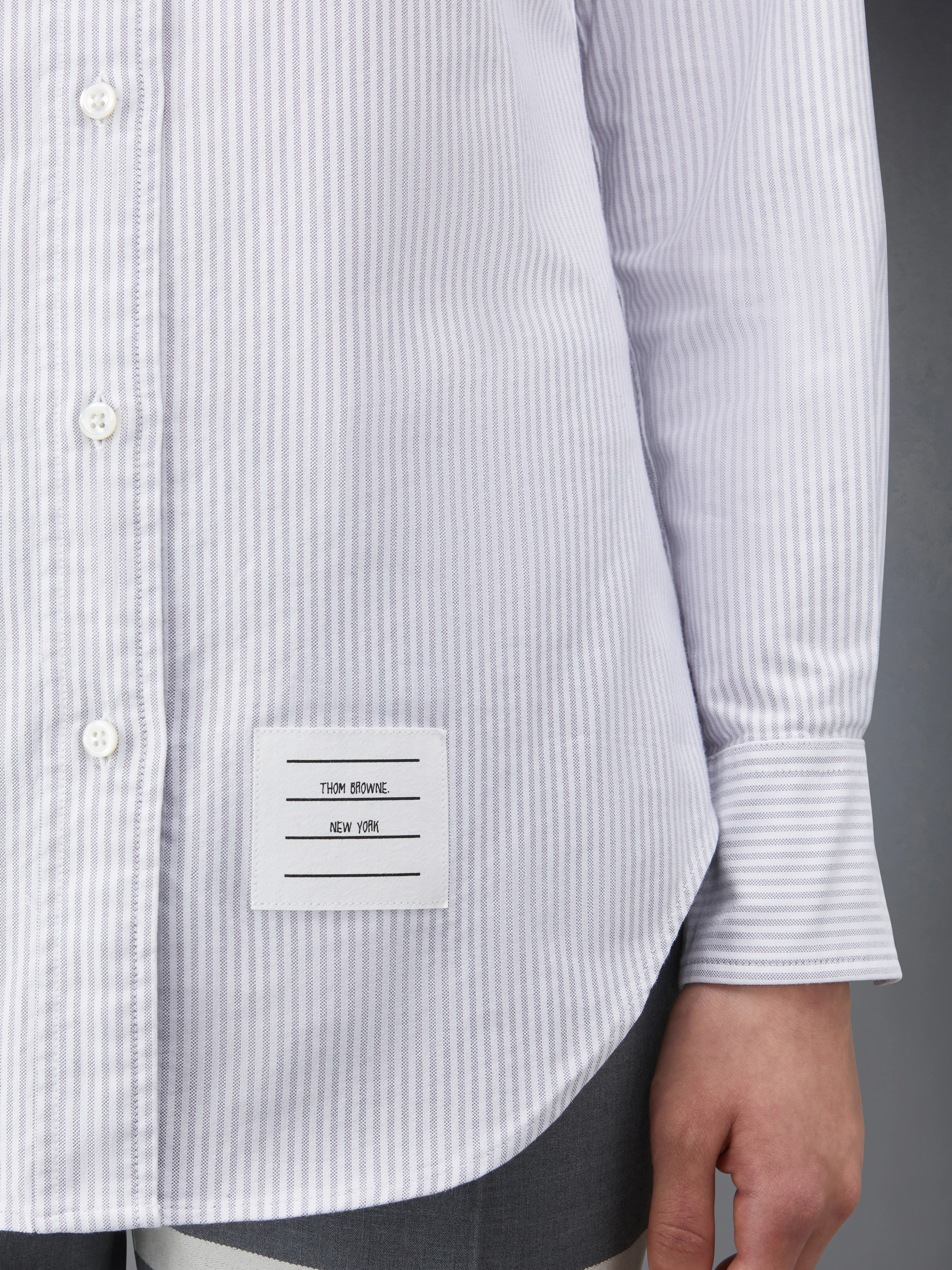 UNIVERSITY STRIPE ARMBAND OXFORD SHIRT - Image 6