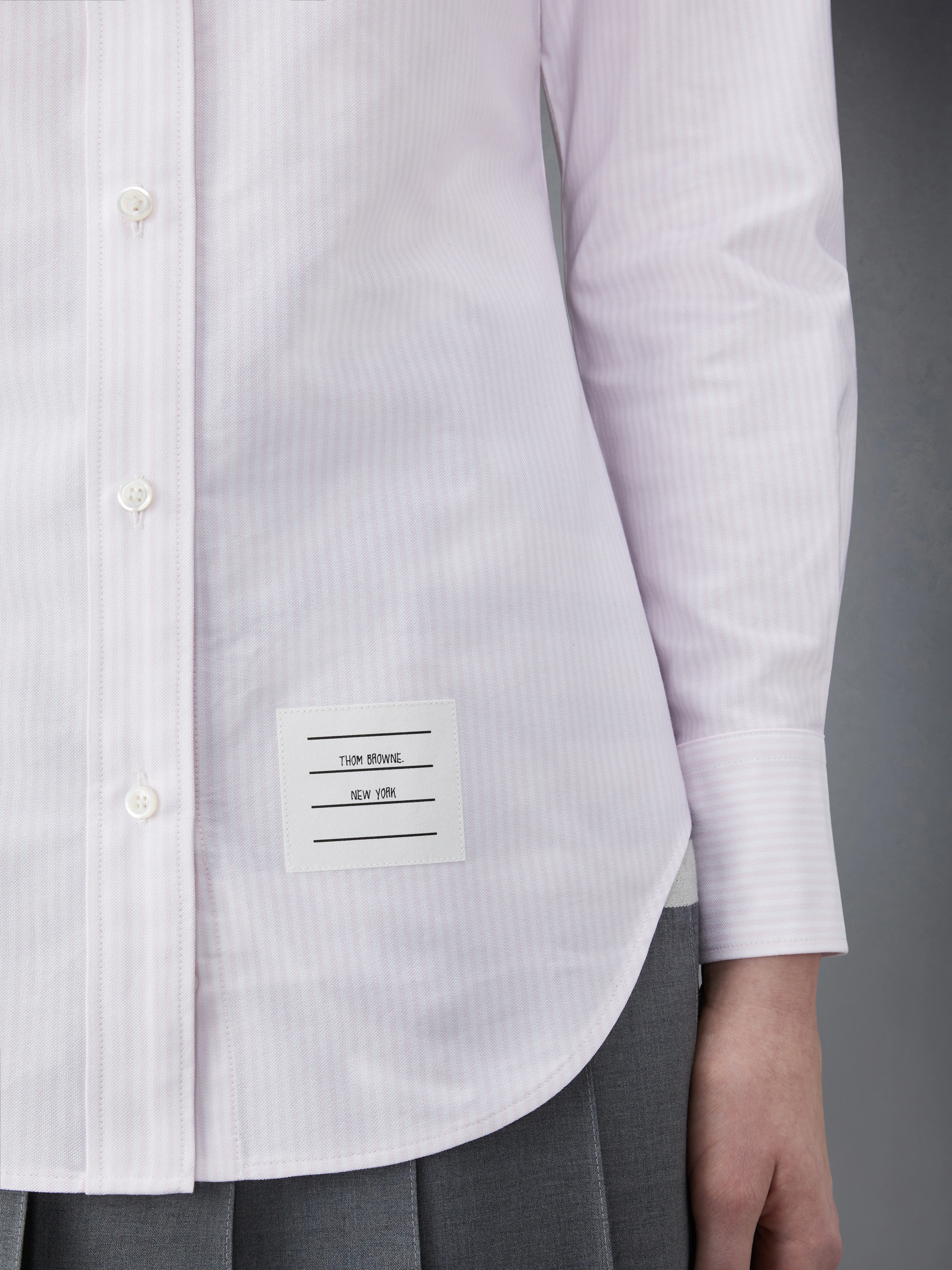 UNIVERSITY STRIPE ARMBAND OXFORD SHIRT - Image 6