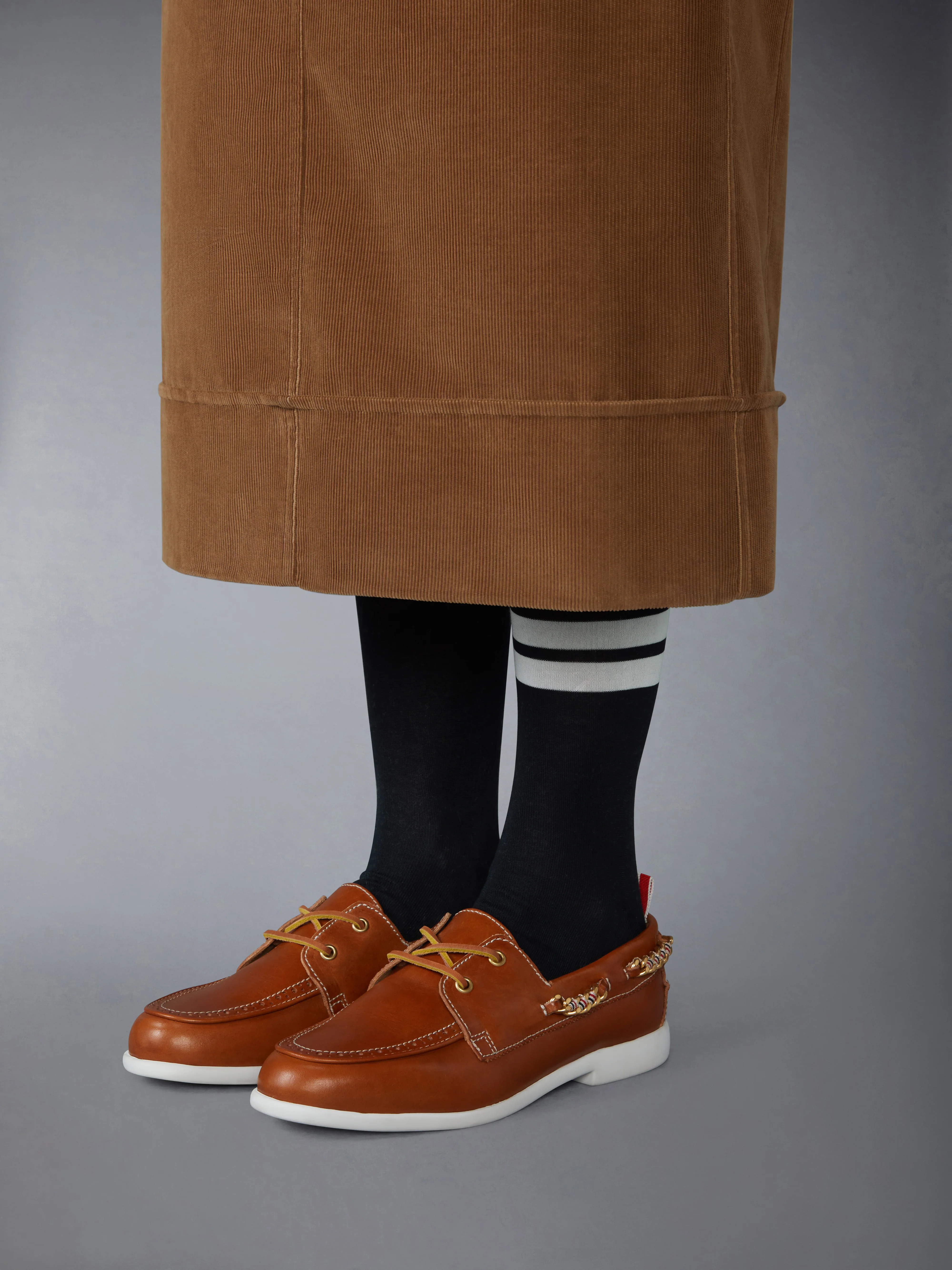 VACCHETTA BROGUE BOAT SHOE - Image 4