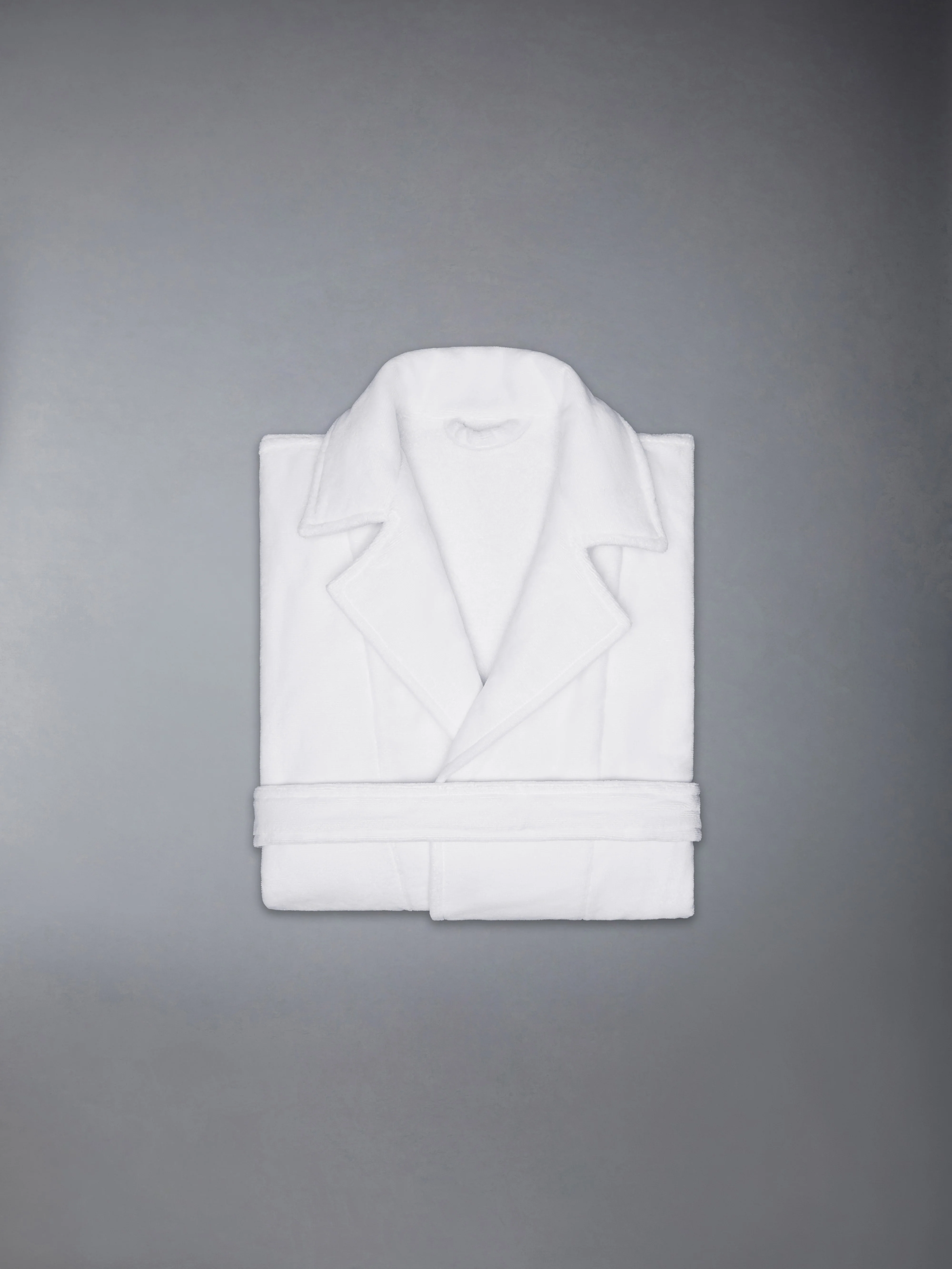 VELOUR 4-BAR TRENCH BATHROBE - Image 11