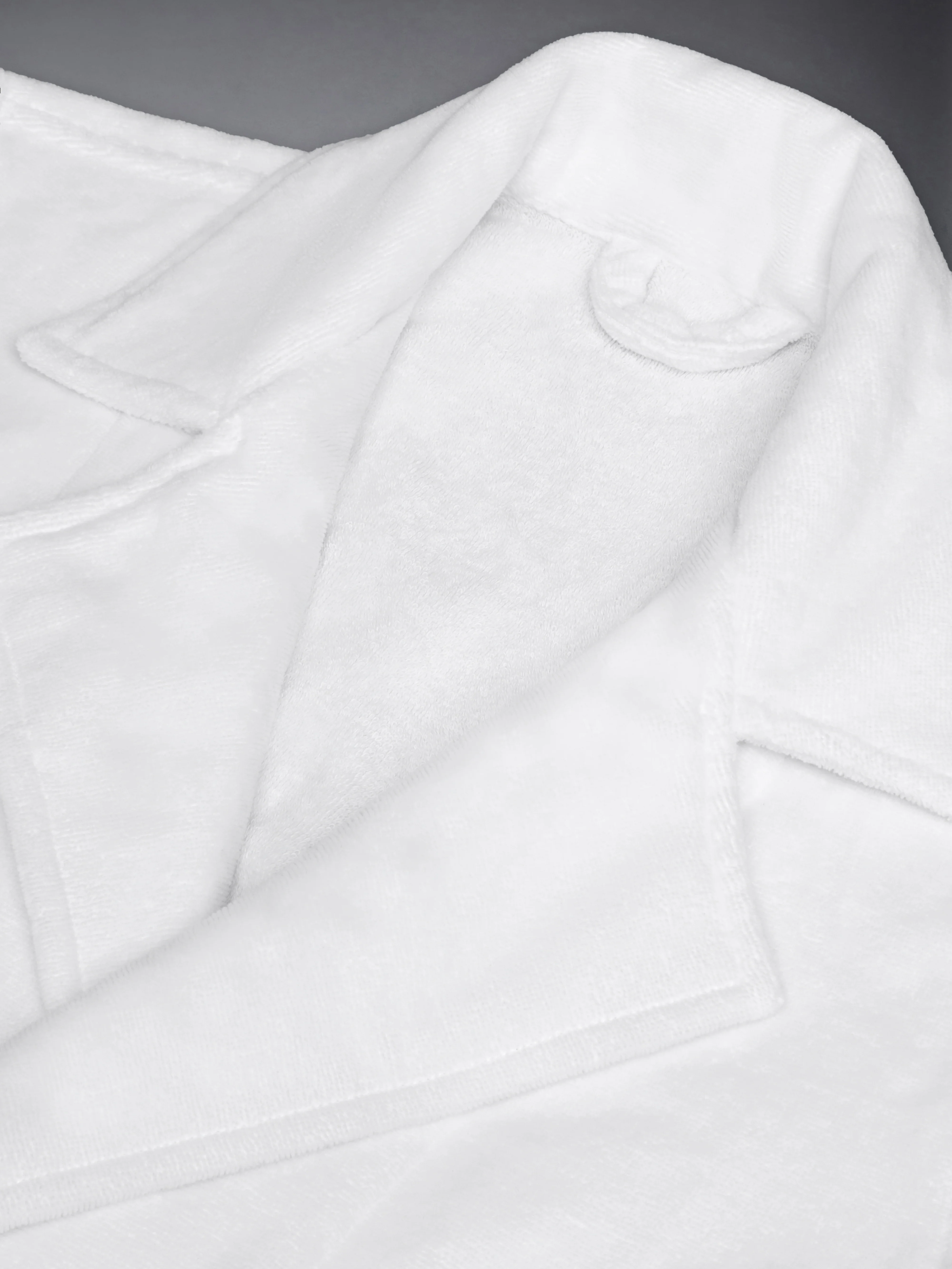 VELOUR 4-BAR TRENCH BATHROBE - Image 12