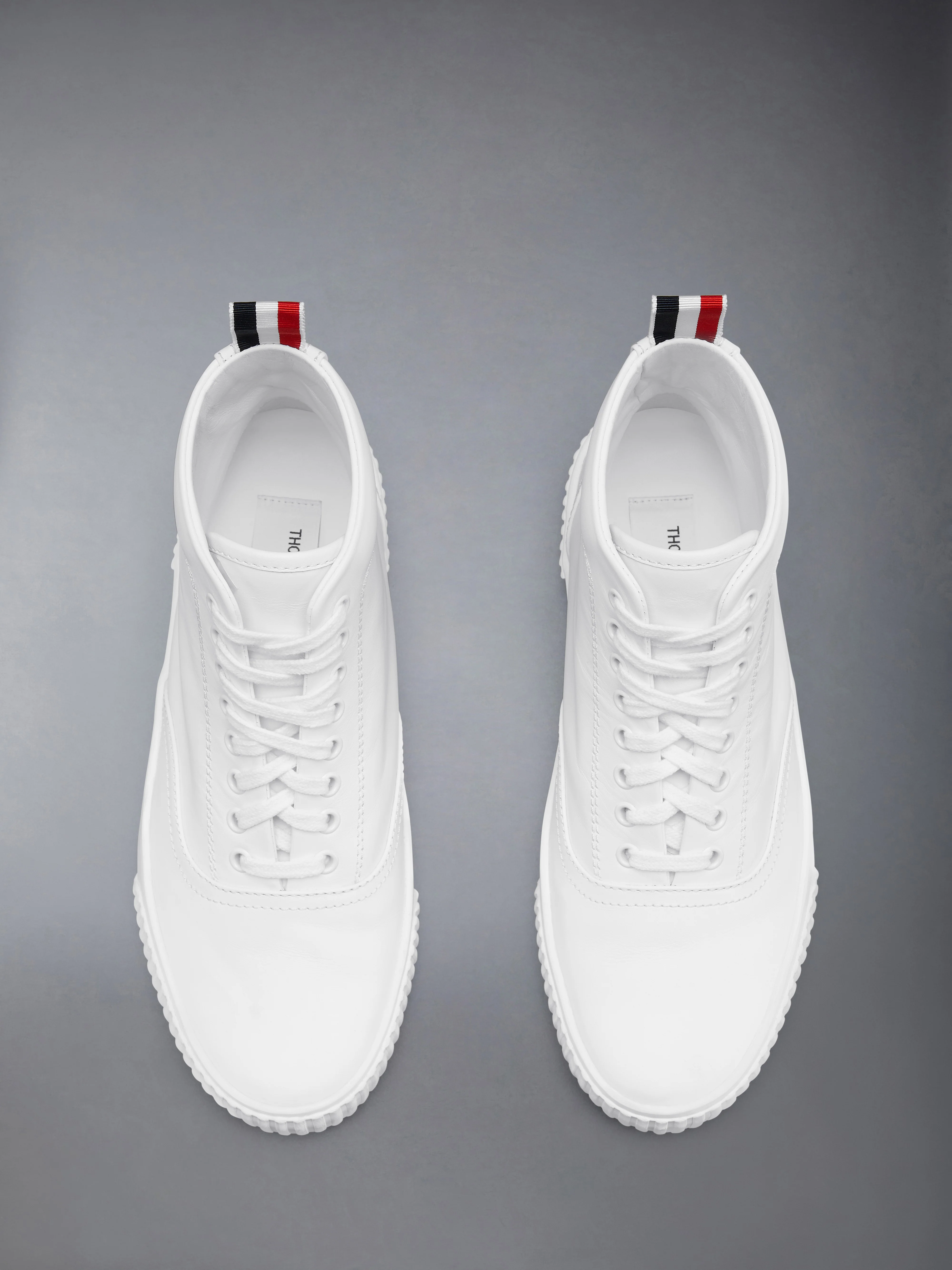 VITELLO CALF LEATHER HIGH TOP HERITAGE SNEAKERS - Image 5