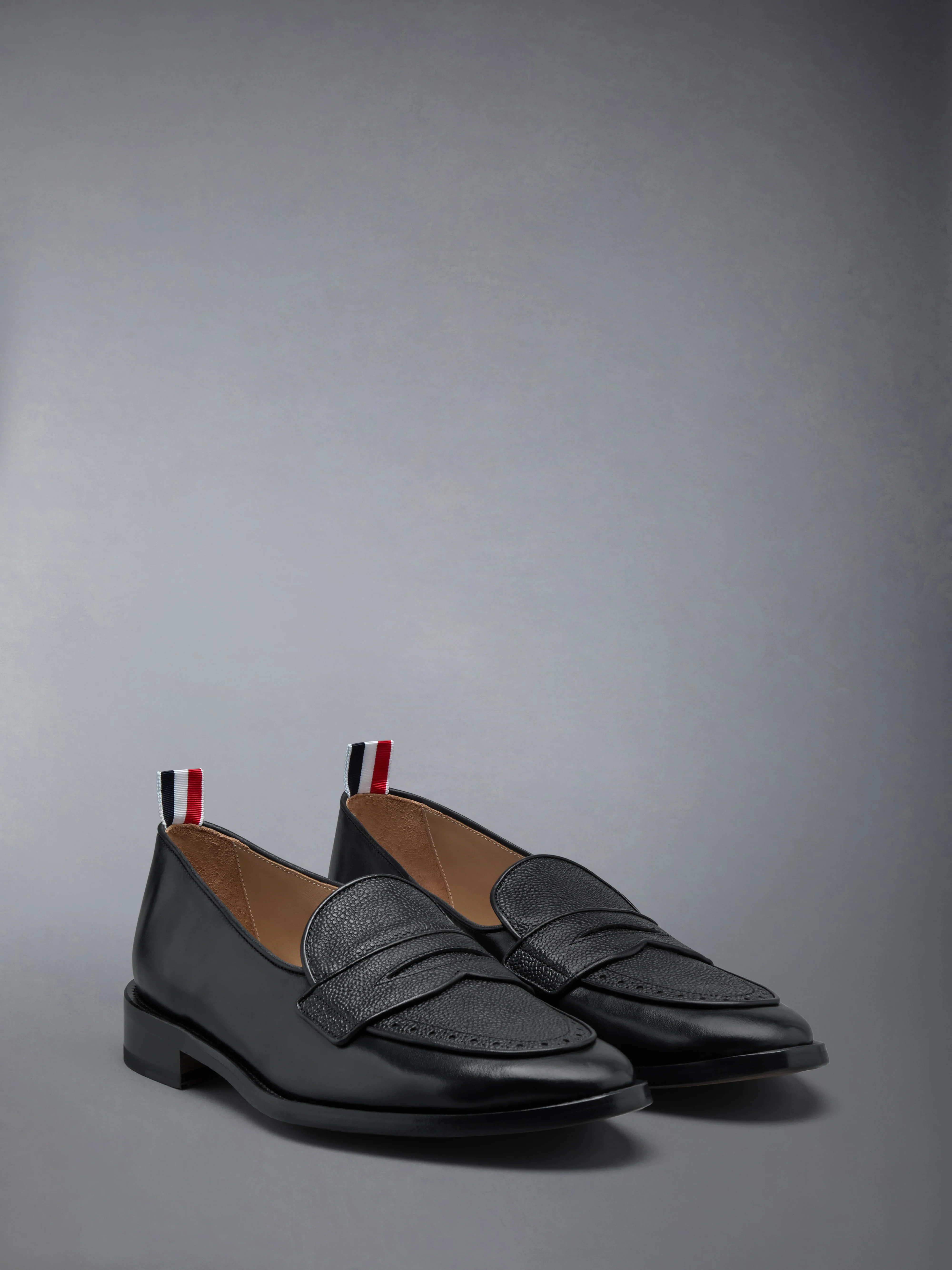 VITELLO CALF LEATHER SOLE VARSITY PENNY LOAFER - Image 3