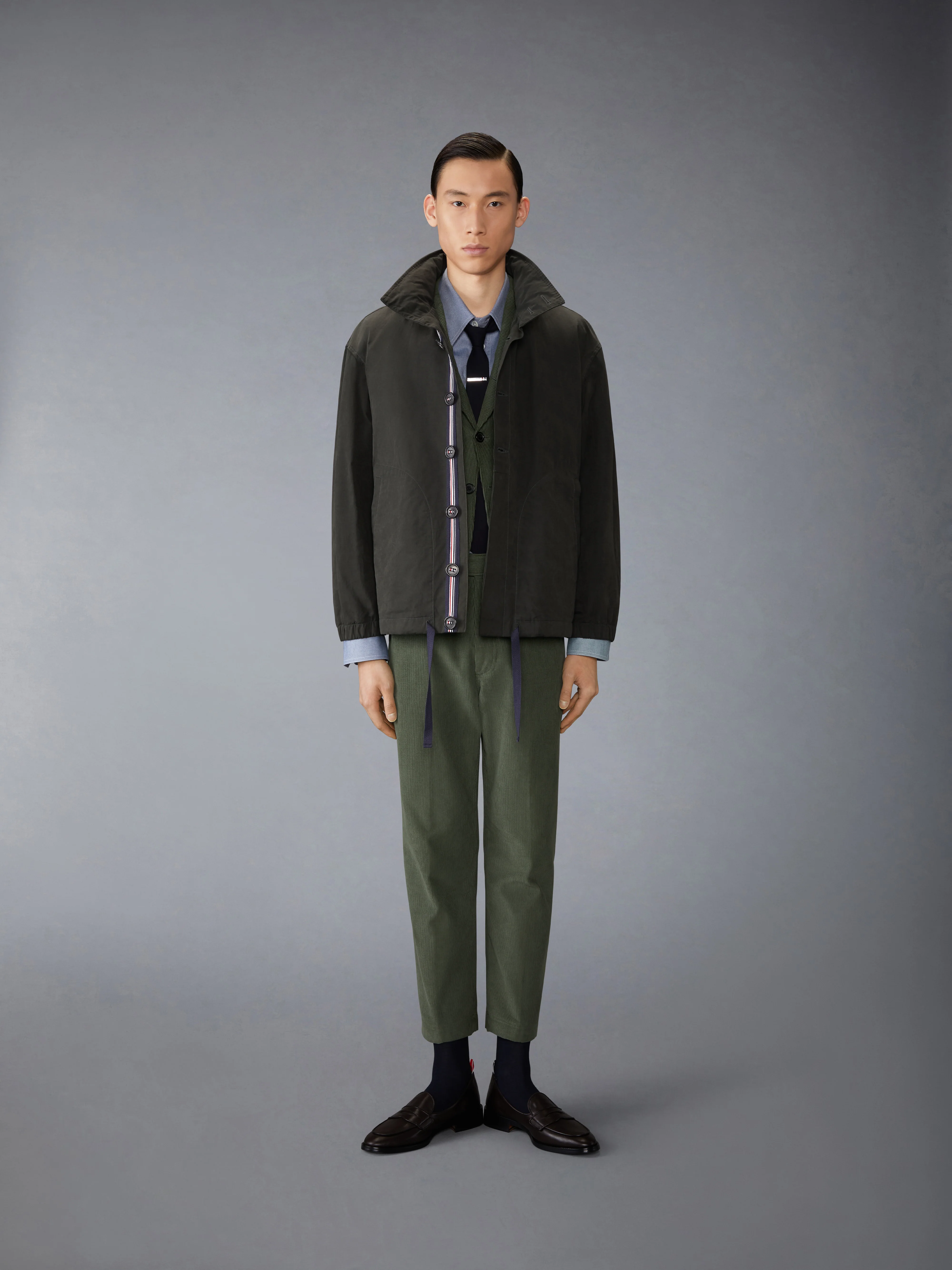 WAXED TECH HOODED ANORAK JACKET - Image 3