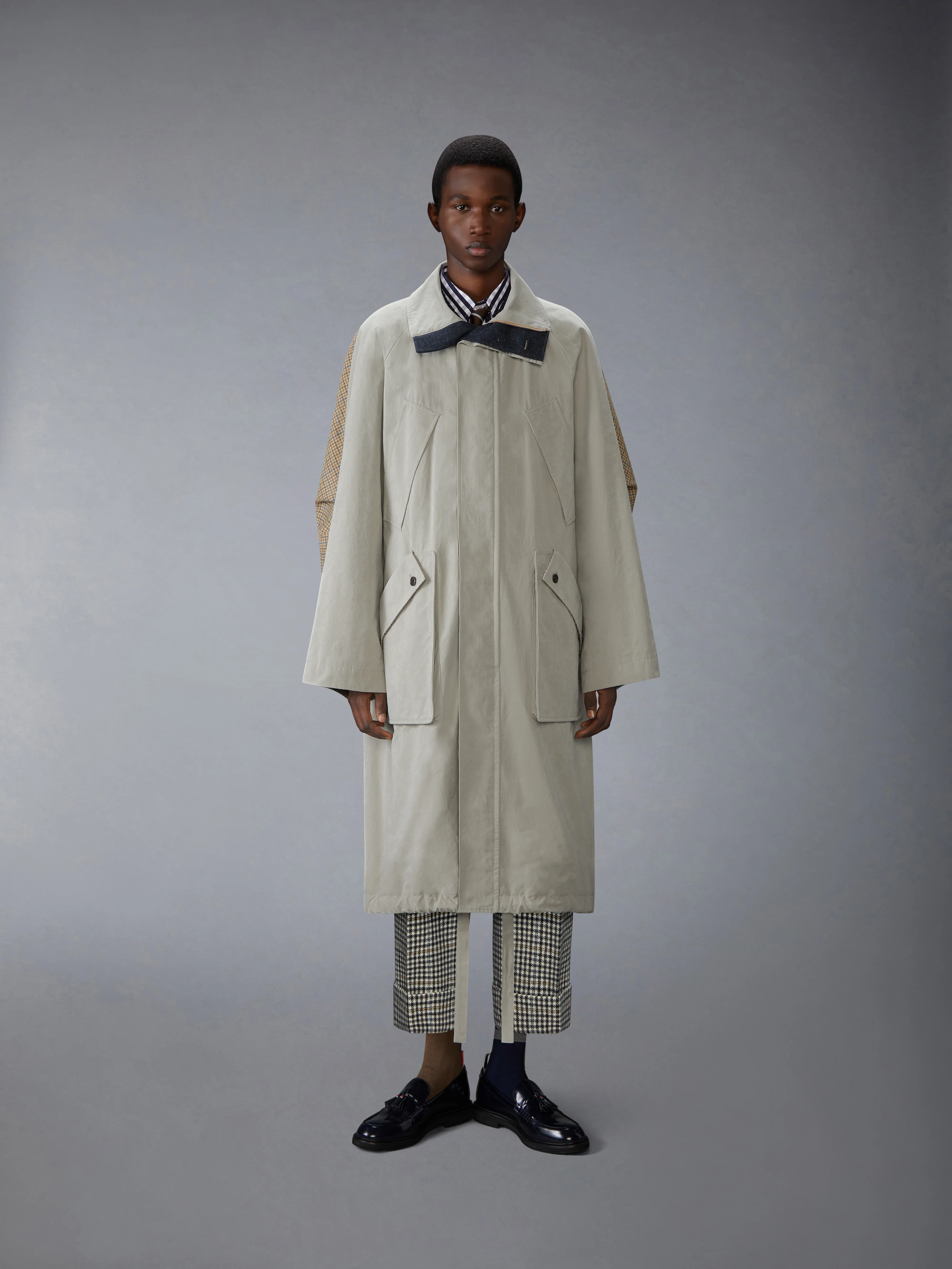 WAXED TECH HOODED PARKA - Image 2