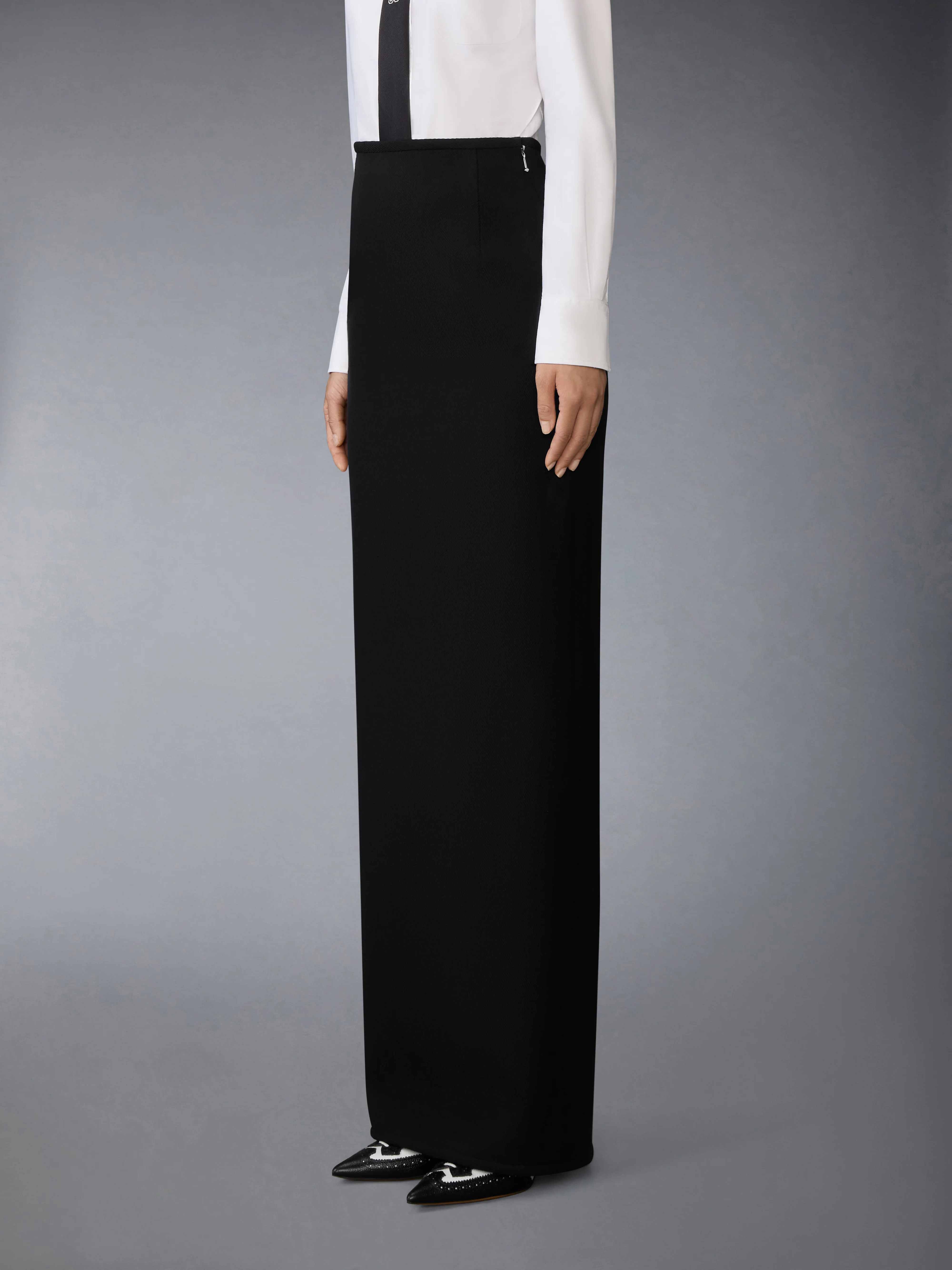WHIPCORD HOBBLE MAXI SKIRT - Image 2