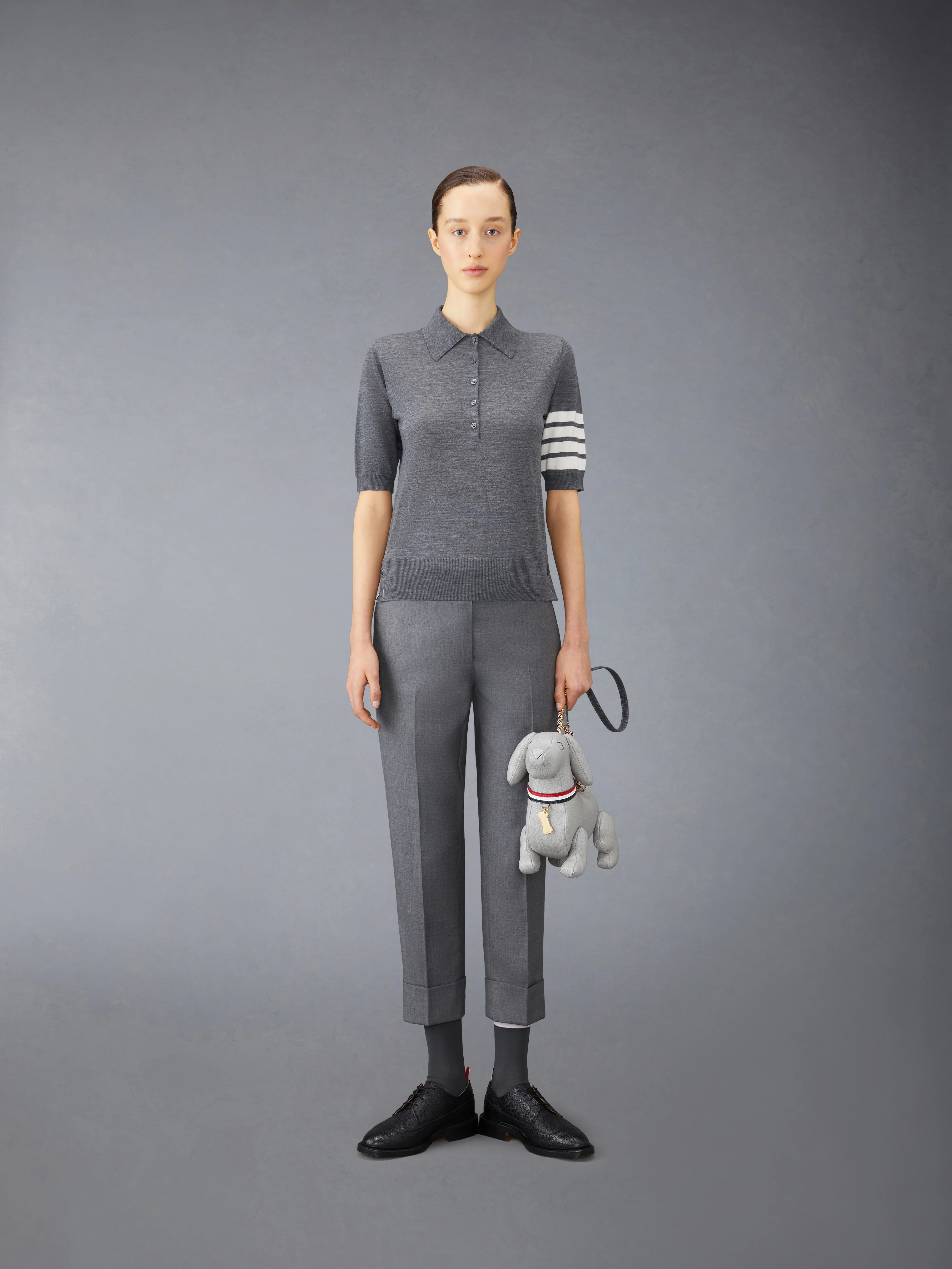 WOOL 4-BAR RELAXED POLO - Image 3