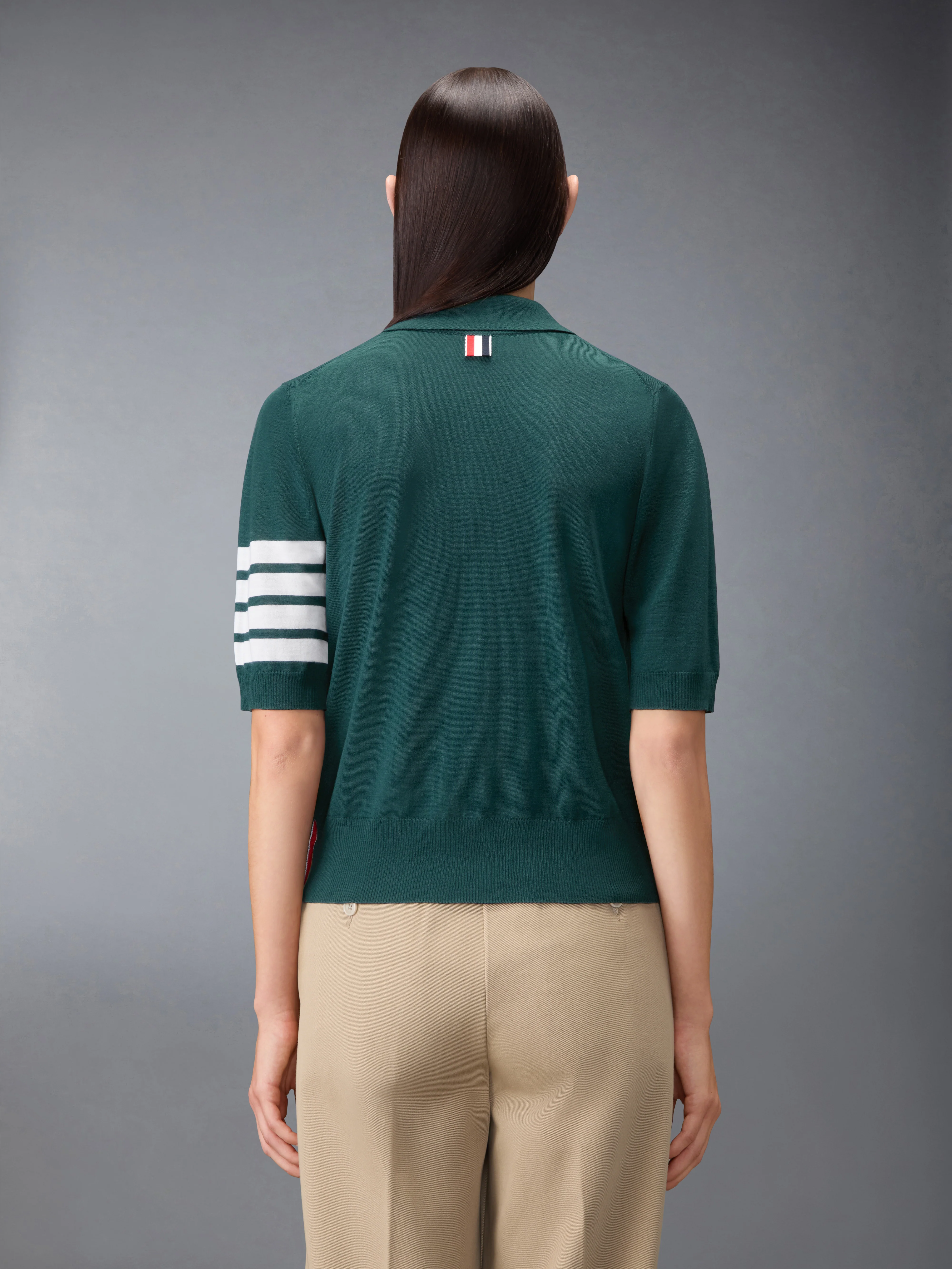 WOOL 4-BAR RELAXED POLO - Image 2