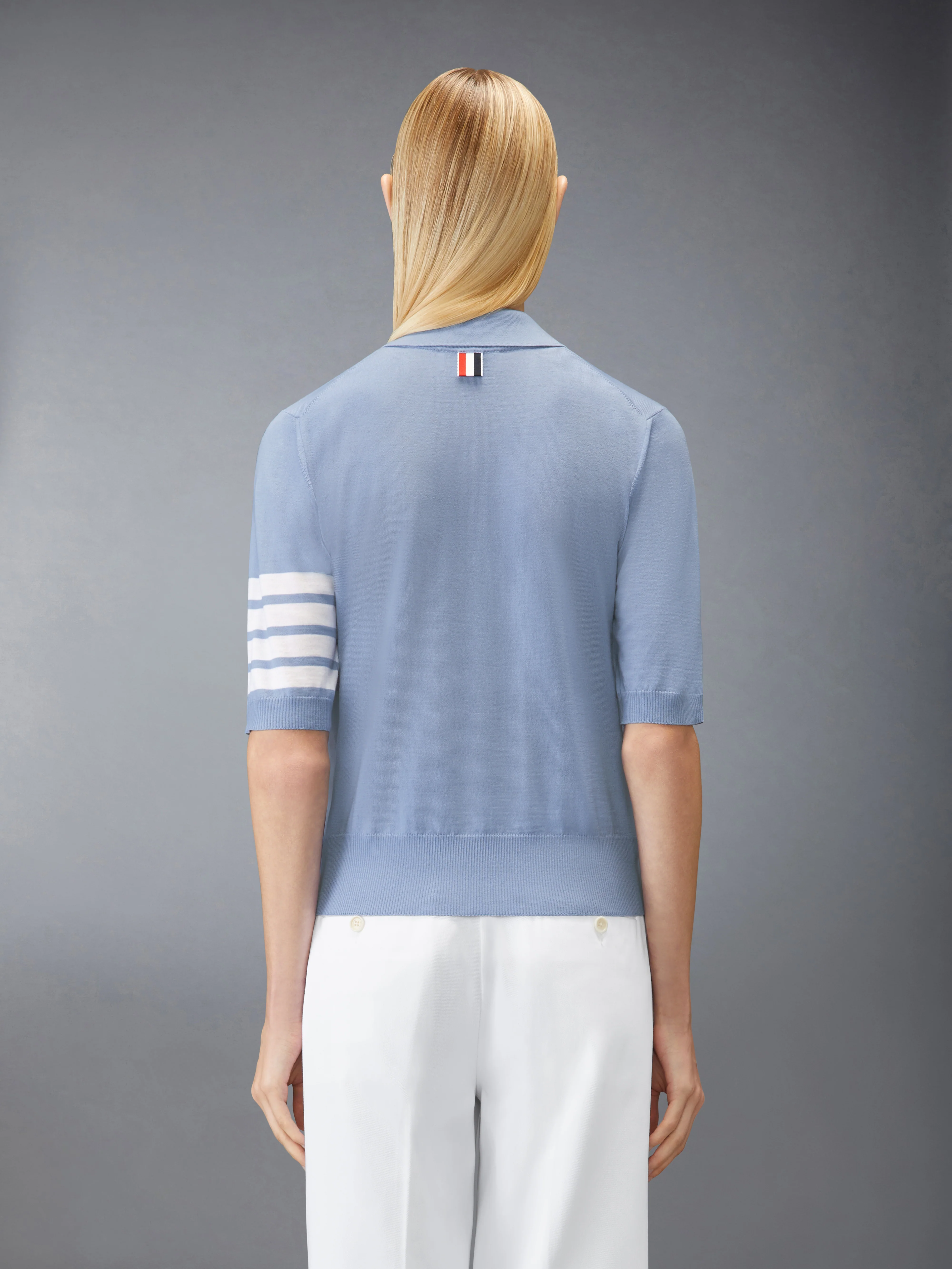 WOOL 4-BAR RELAXED POLO - Image 2