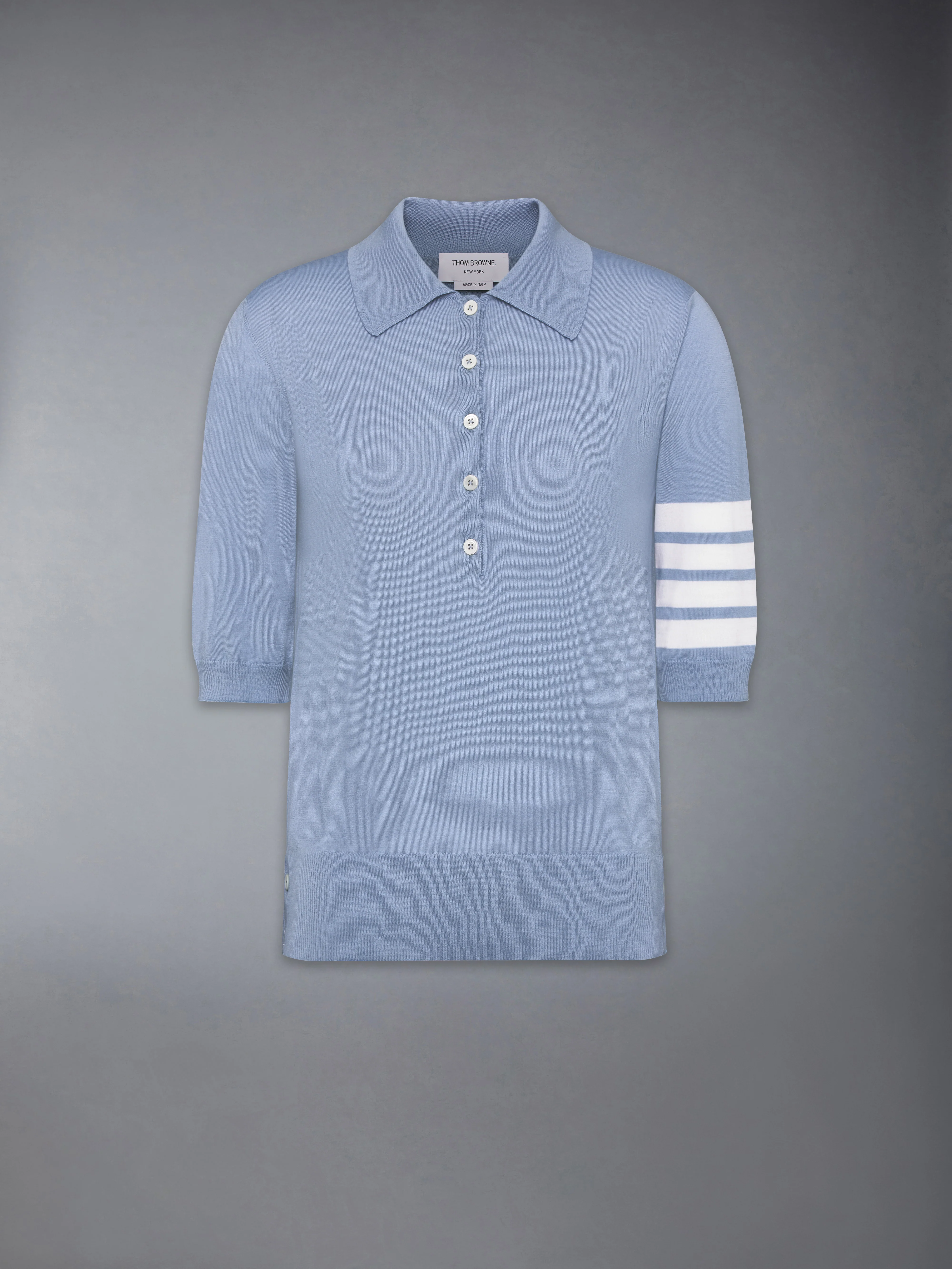 WOOL 4-BAR RELAXED POLO - Image 6