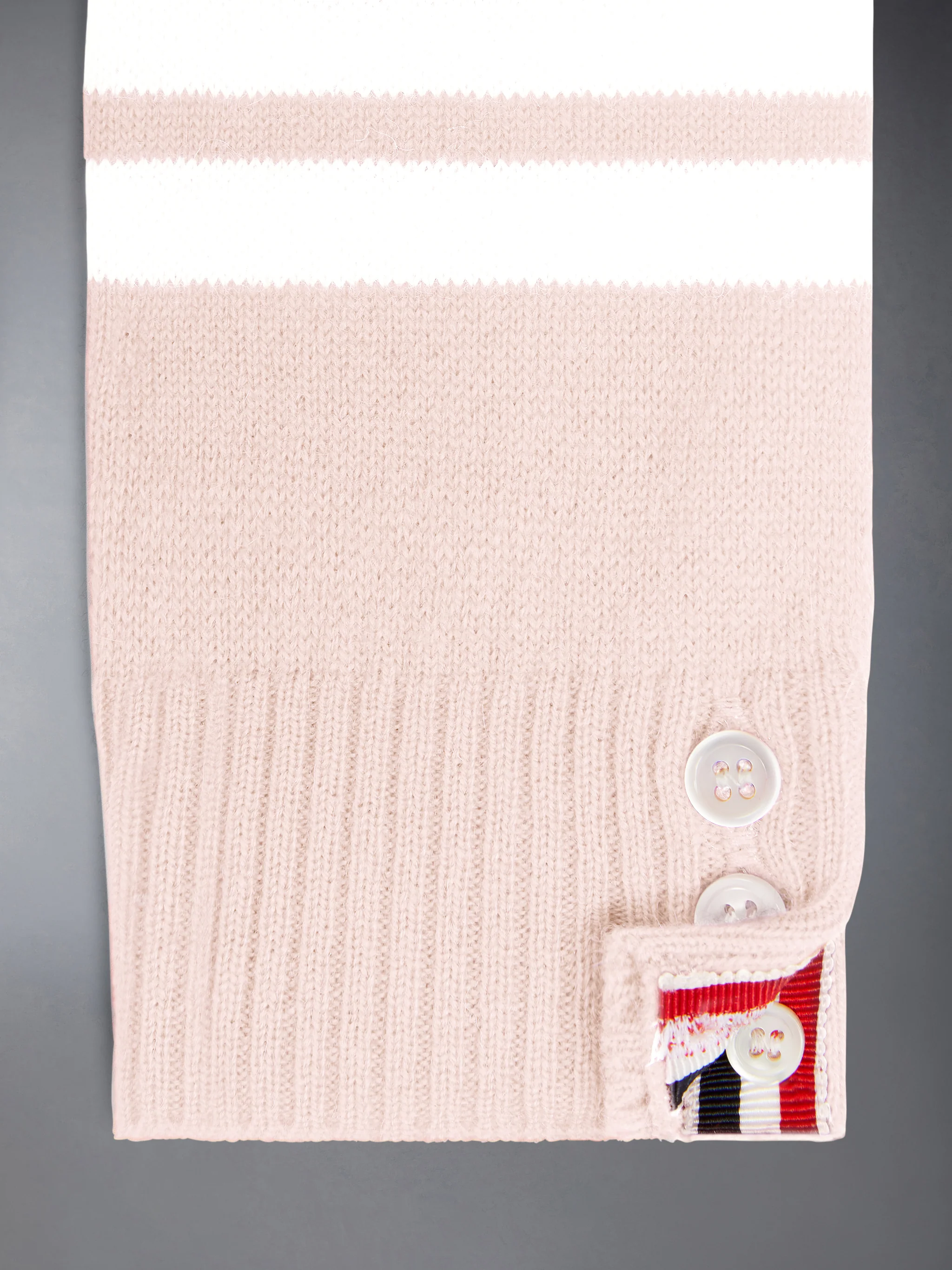 WOOL CASHMERE 4-BAR BABY ONESIE - Image 5