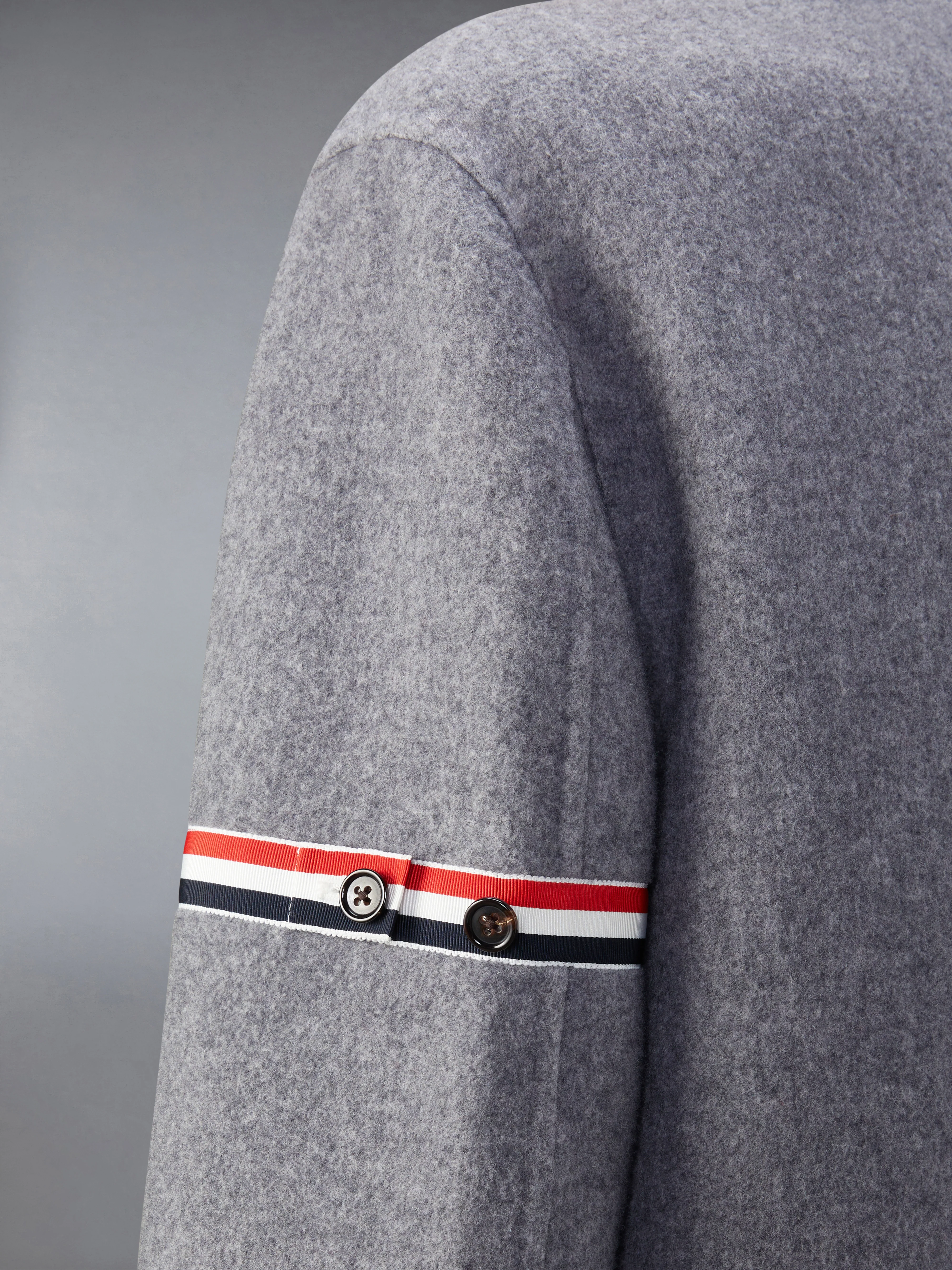 WOOL CASHMERE ARMBAND BELL SLEEVE JACKET - Image 4