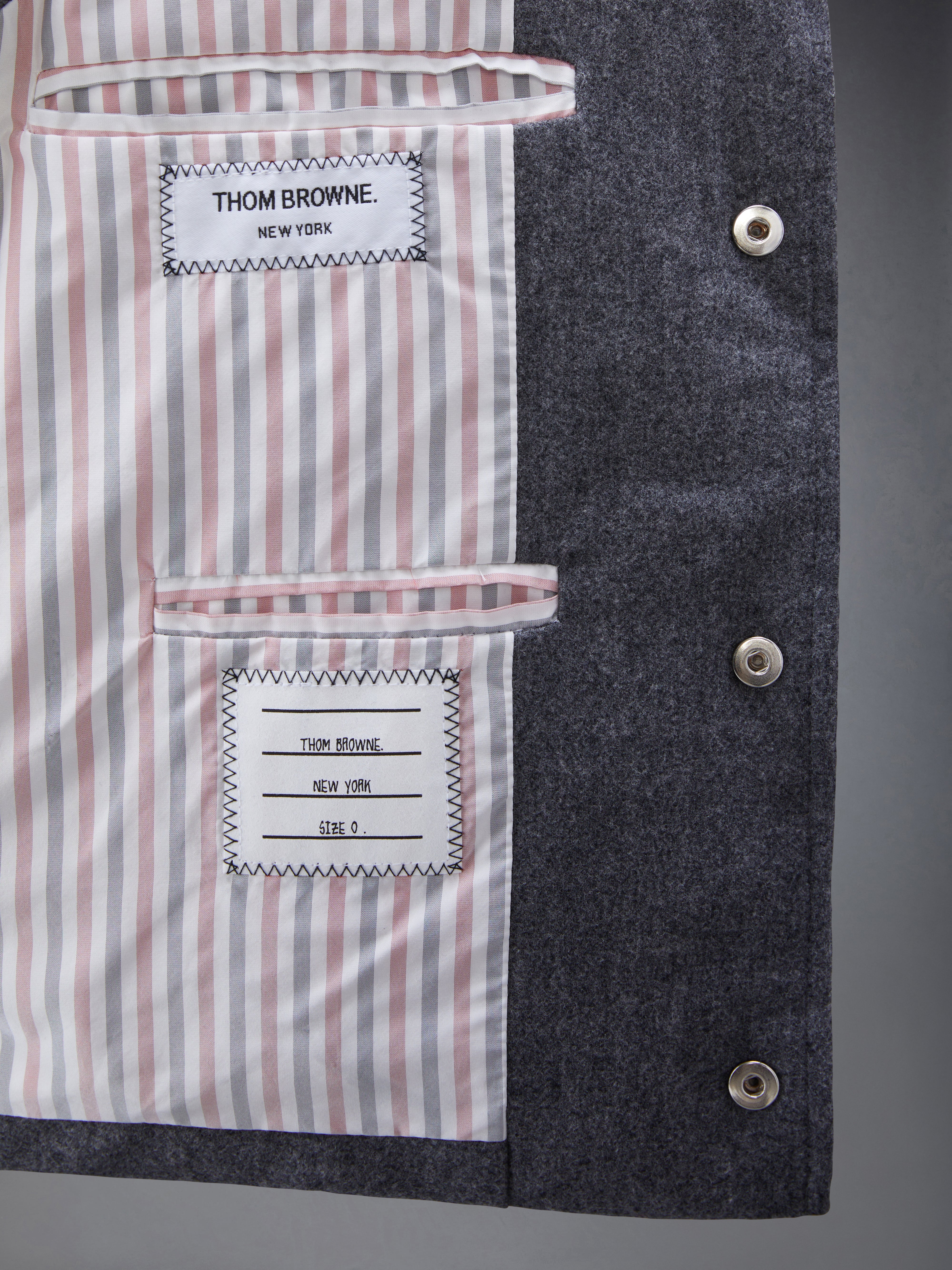 WOOL FLANNEL 4-BAR DOWN FILL VEST - Image 6