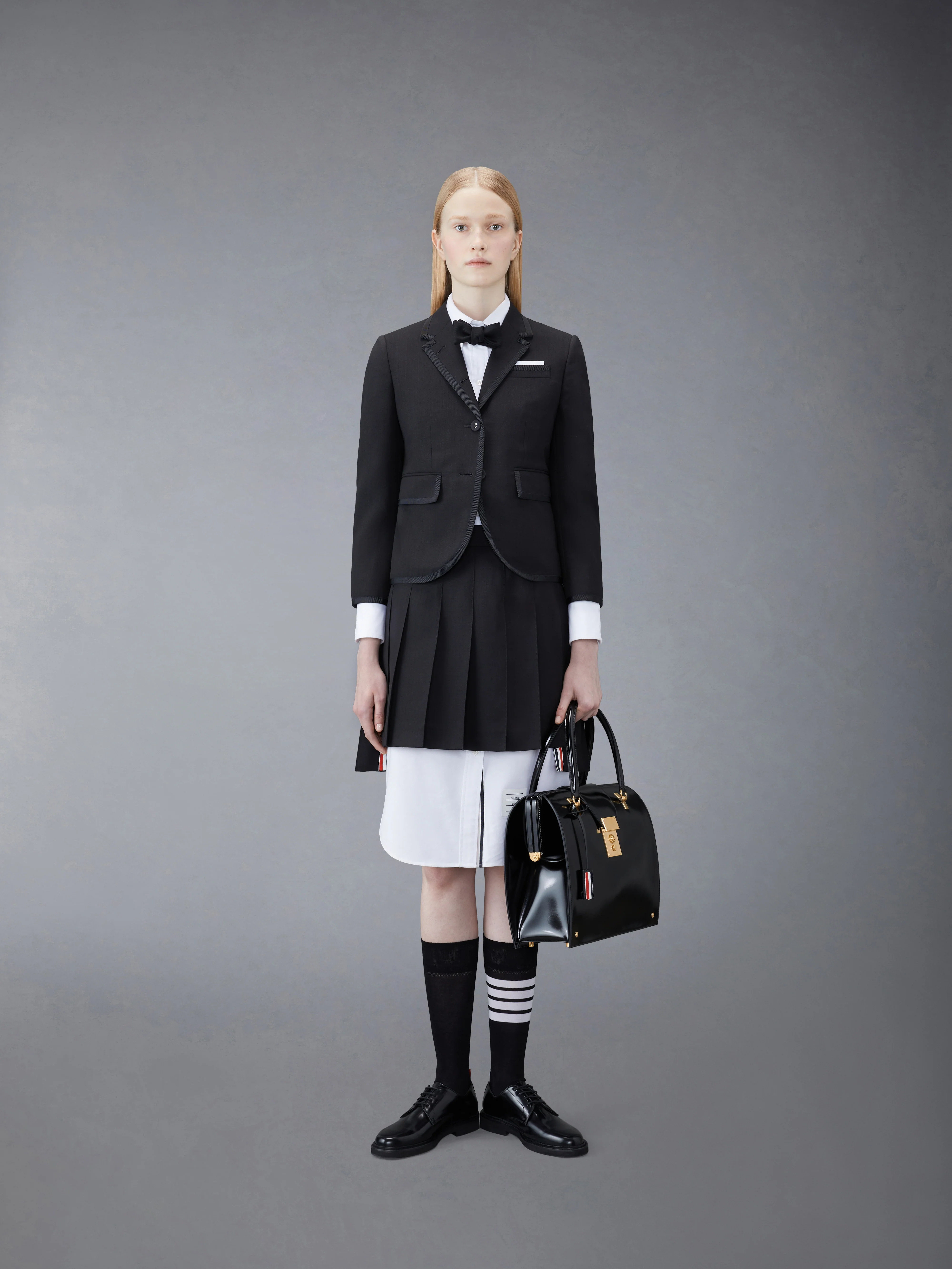 WOOL FRESCO PLEATED MINI SKIRT - Image 4