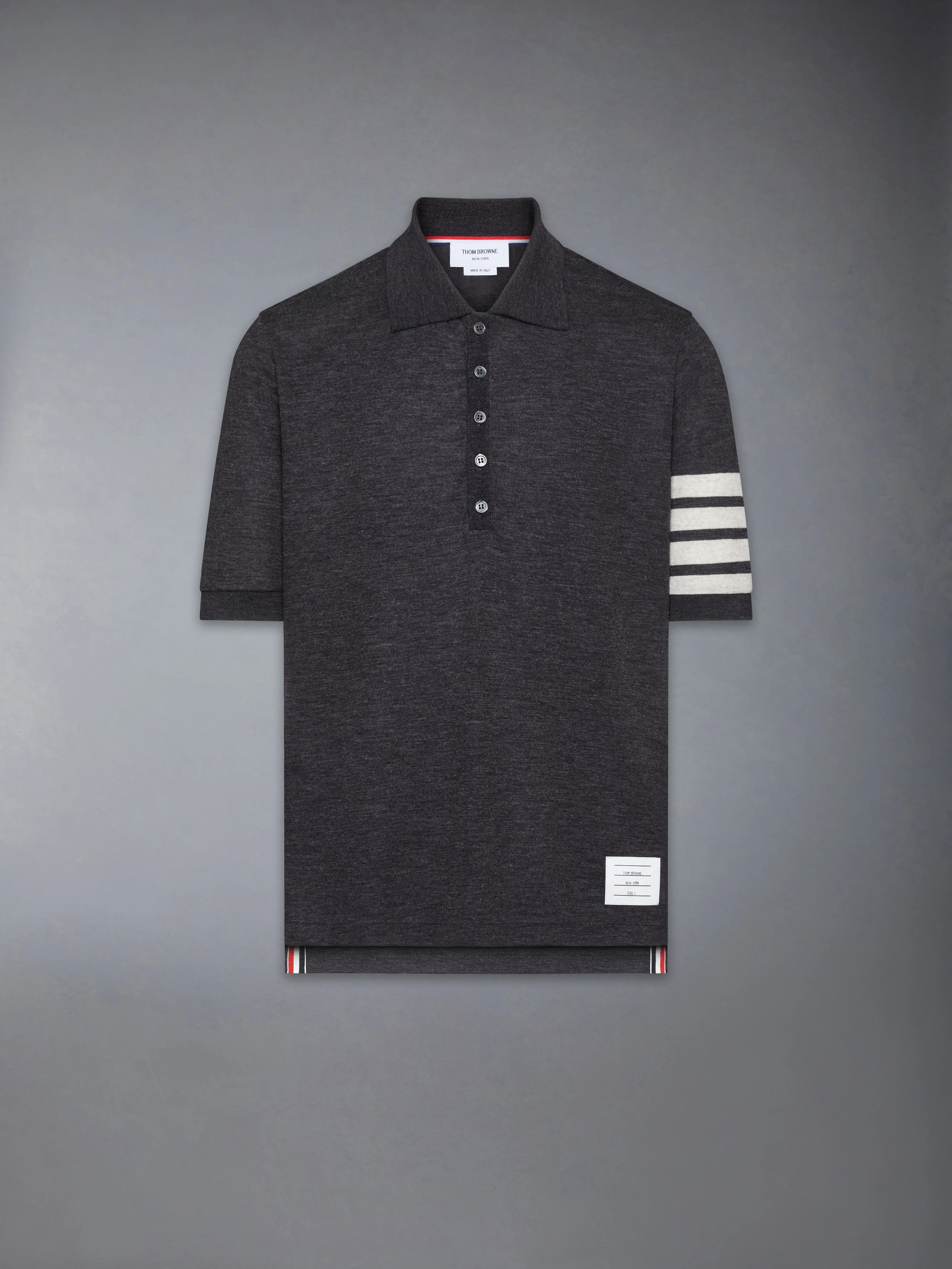 WOOL JERSEY 4-BAR POLO - Image 6