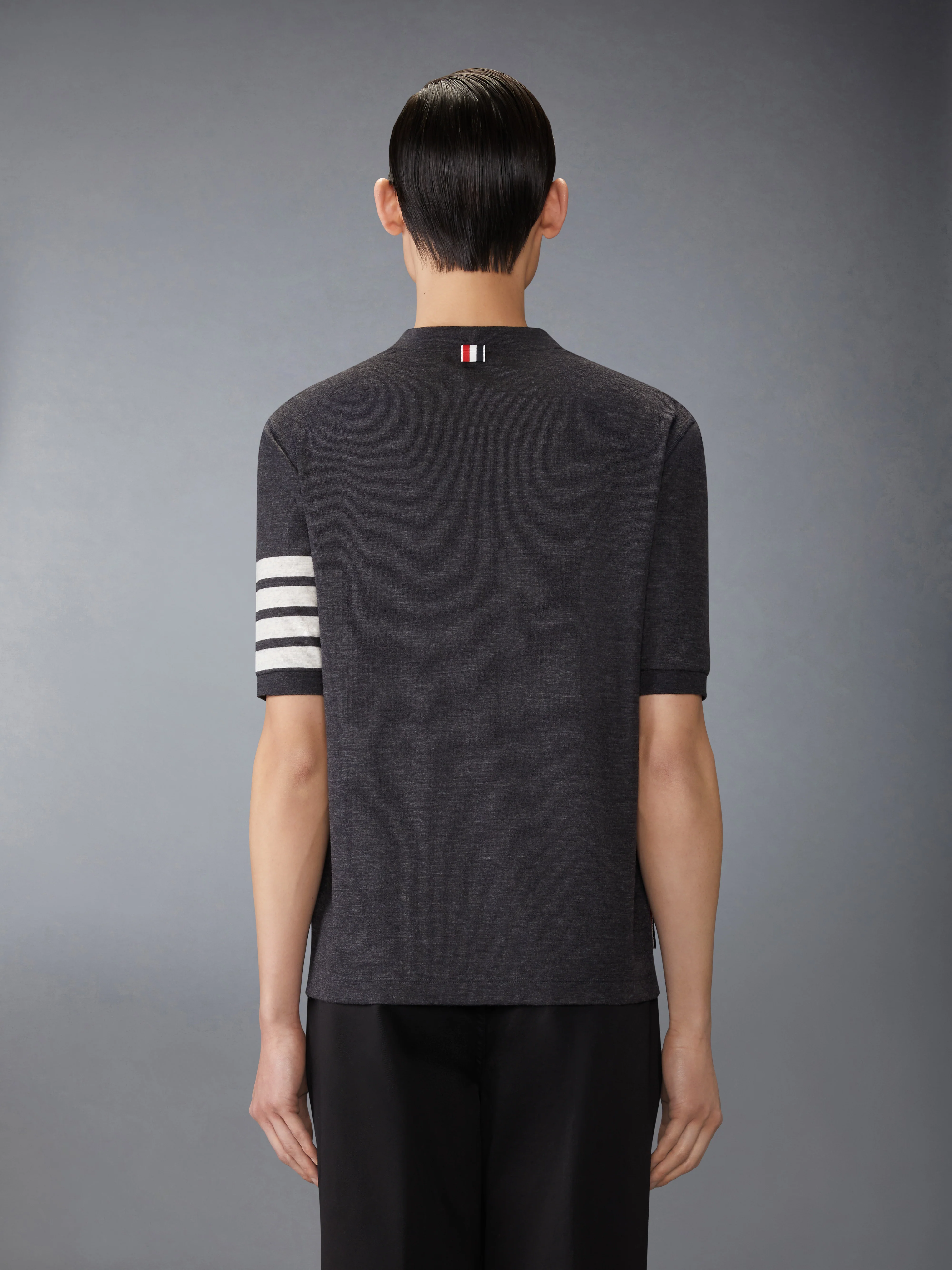 WOOL JERSEY 4-BAR TEE - Image 2