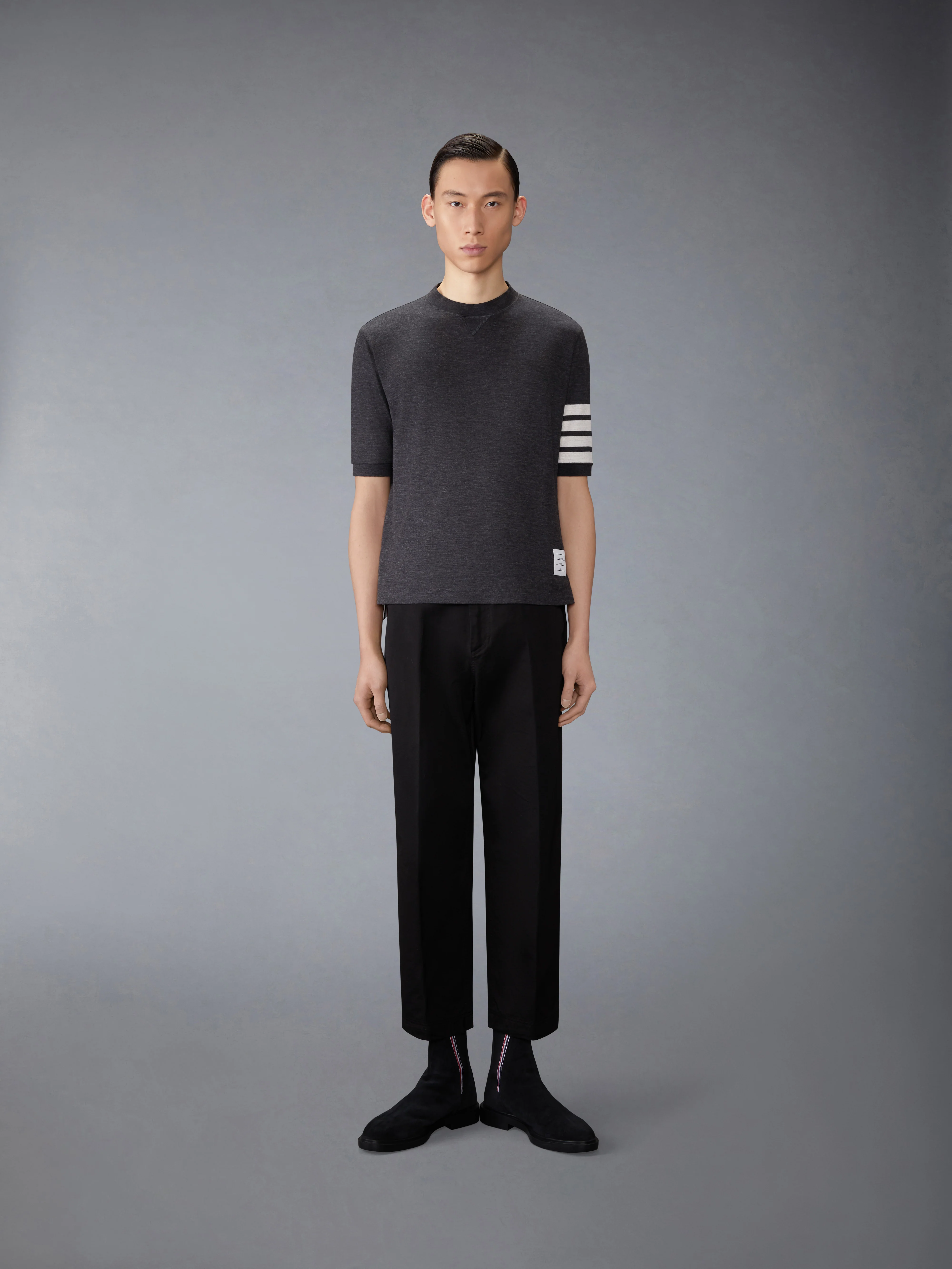 WOOL JERSEY 4-BAR TEE - Image 3