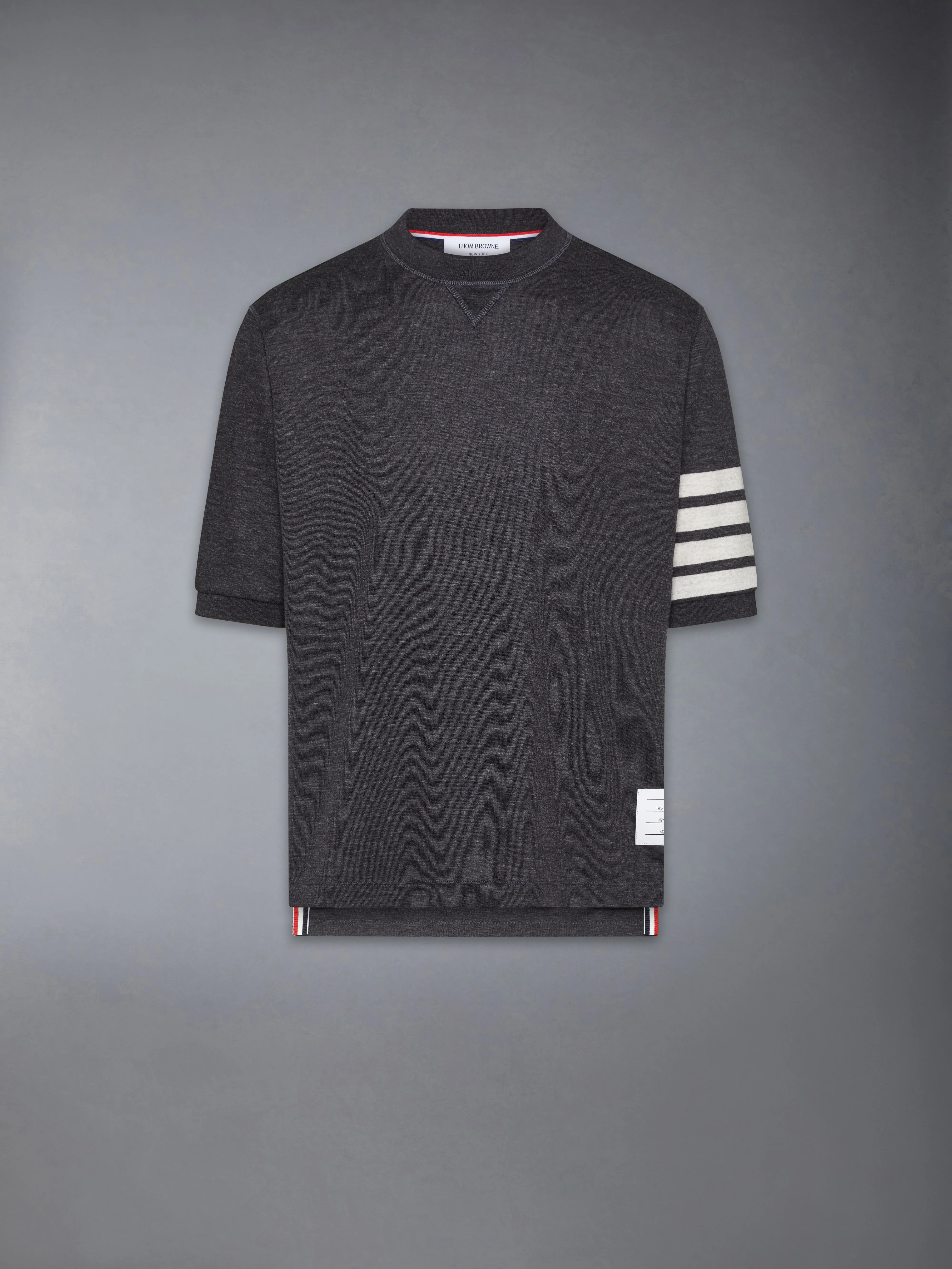 WOOL JERSEY 4-BAR TEE - Image 6