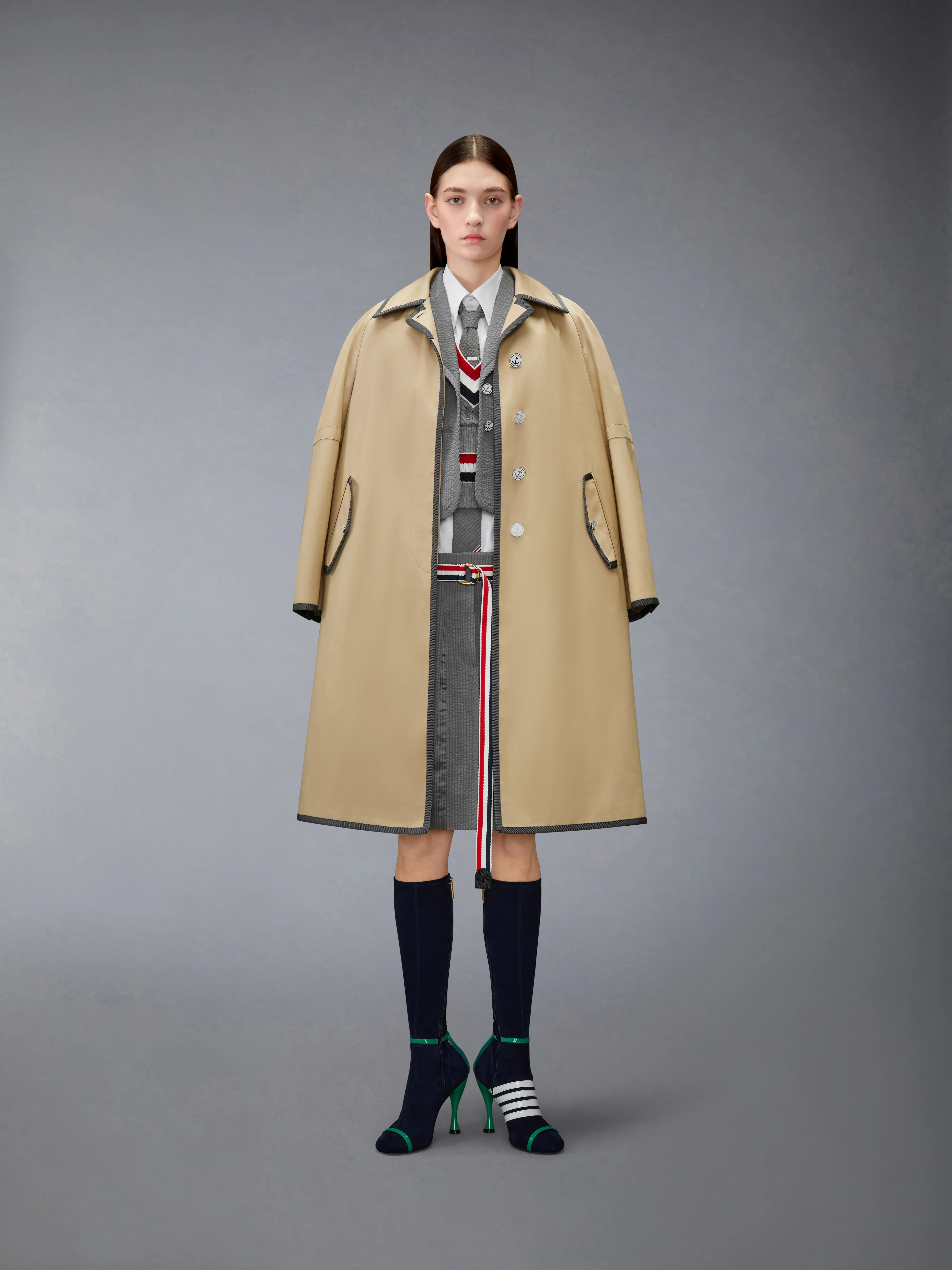 WOOL SEERSUCKER CROPPED JACKET - Image 4
